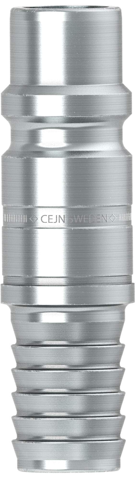Nippel ISO 6150 B 11 mm, Schlauchanschluss 13,0 mm, 4050 l/min, Stahl - Cejn 105505005