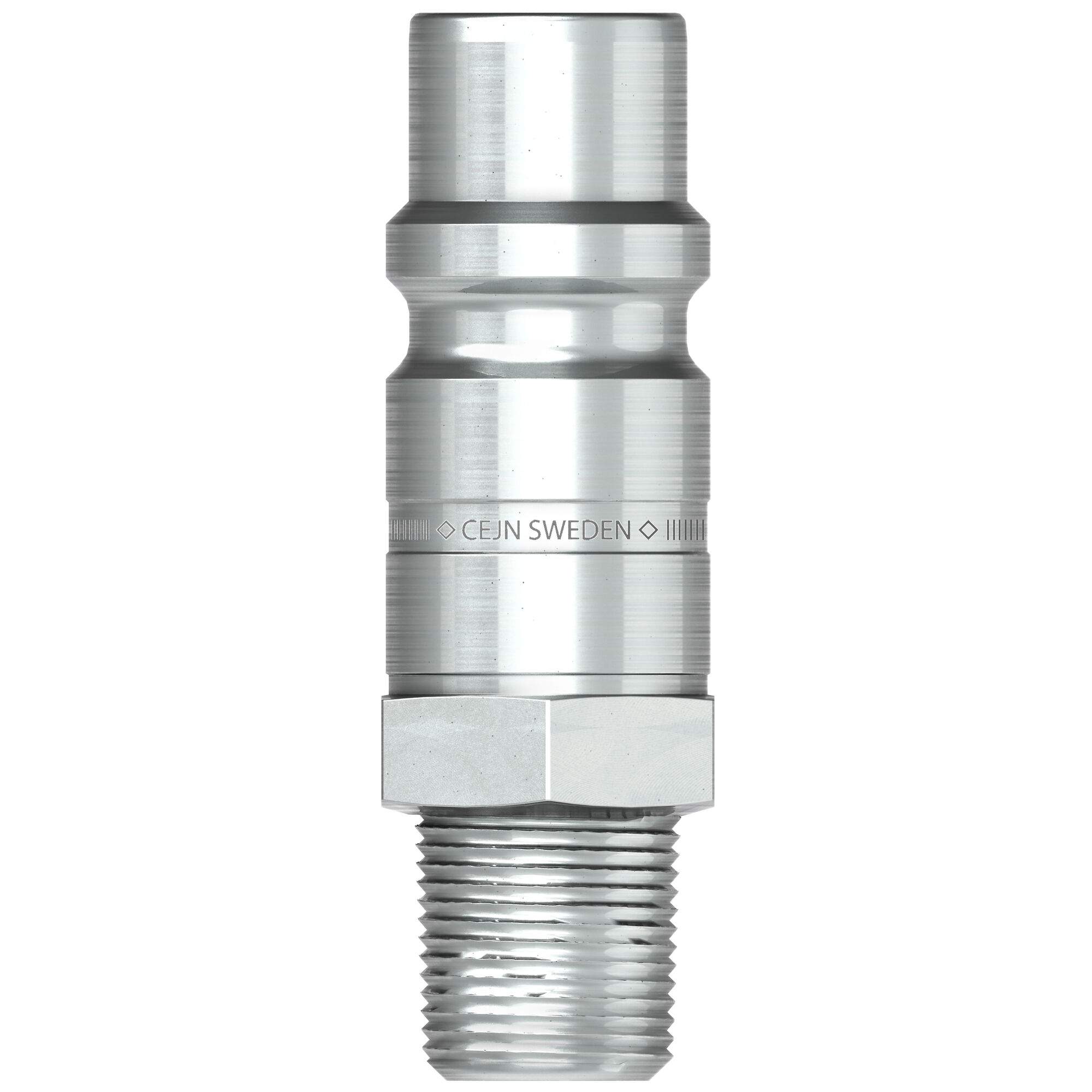 Nippel ISO 6150 B 11 mm, Außengewinde R 3/4", 4050 l/min, Stahl - Cejn 105505157