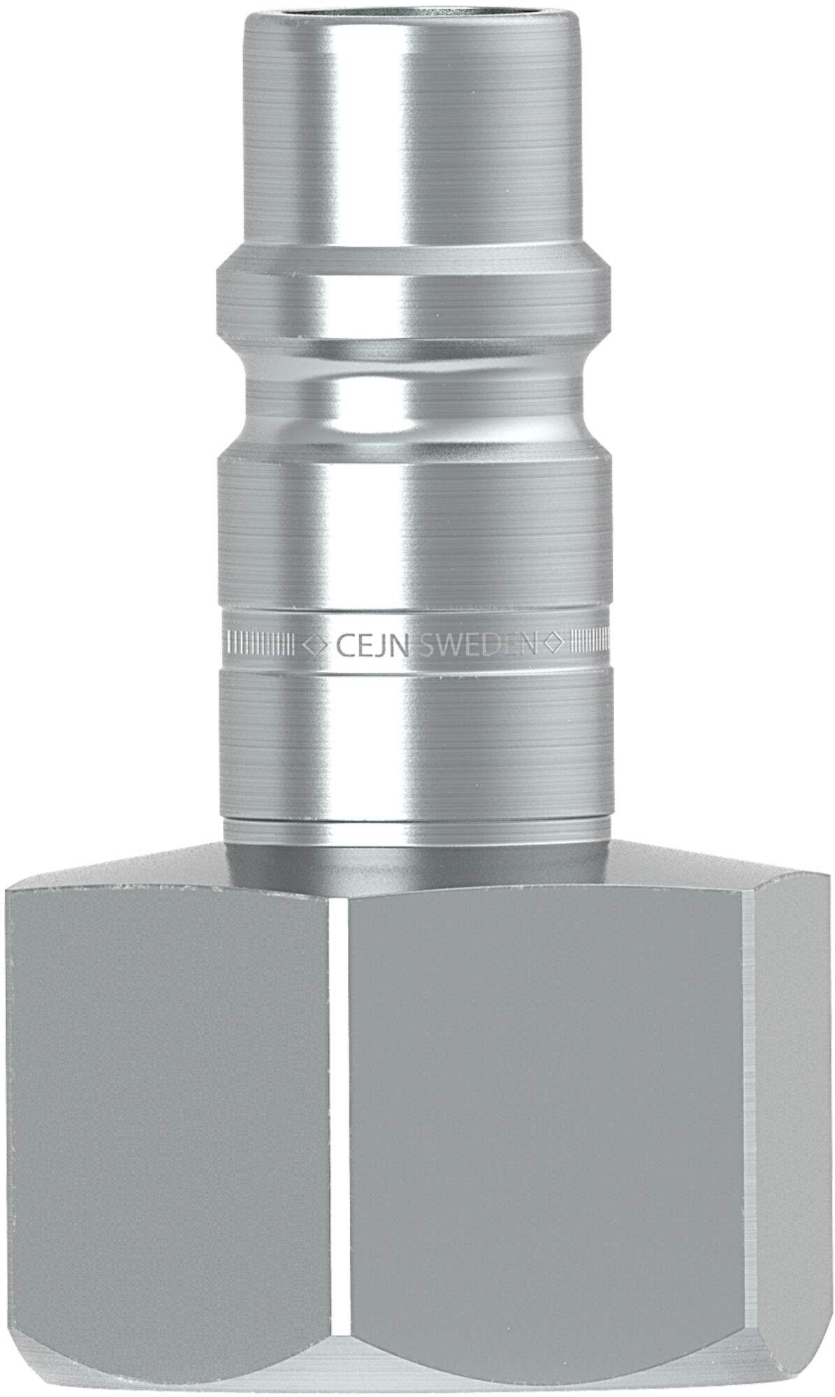 Nippel ISO 6150 B 11 mm, Innengewinde G 3/8", 4050 l/min, Stahl - Cejn 105505204