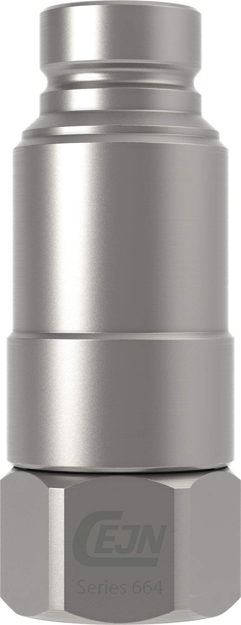 Nipple with pressure eliminator, female thread, G 3/4" (BSP), DN 16, 400 bar, steel - Cejn 106646201