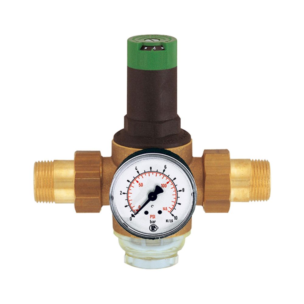 Riegler 101364.Pressure regulator, potable water DVGW tested, R 1 1/2, 1.5-6 bar