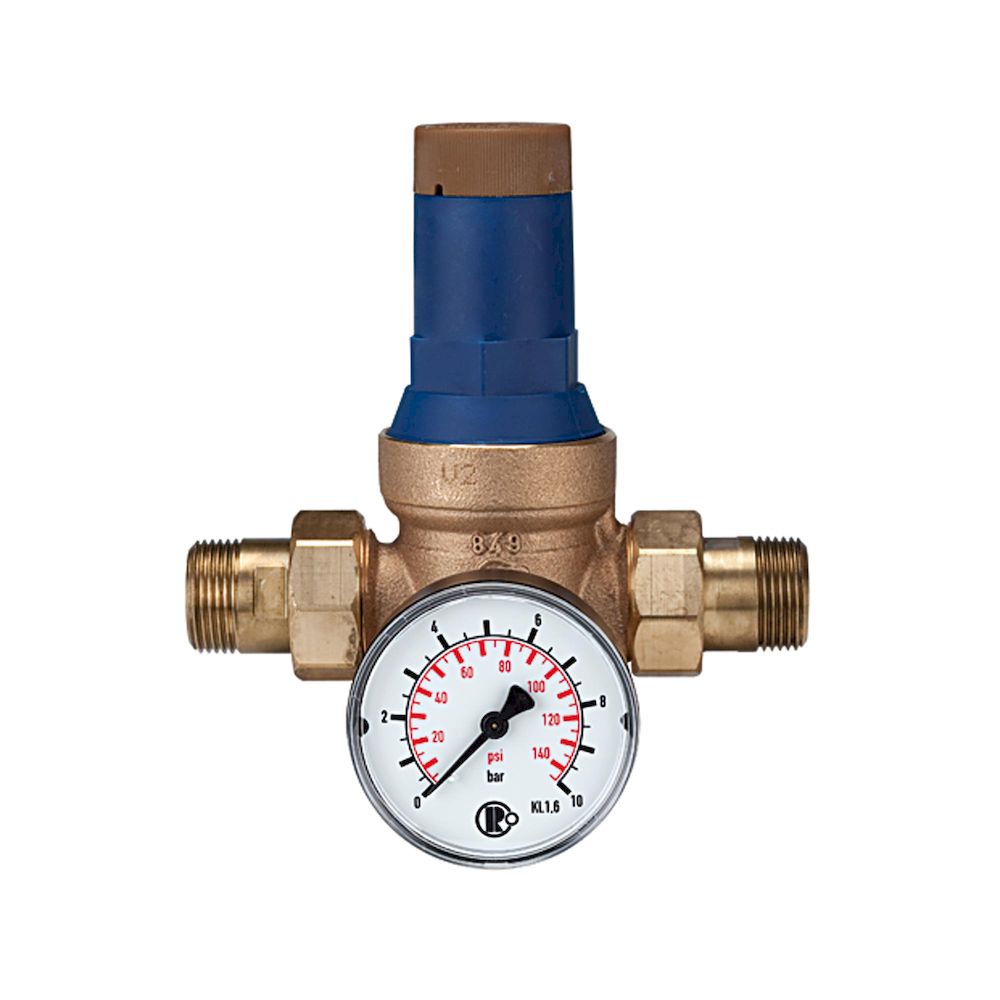 Riegler 101350.Pressure regulator for potable water, DVGW tested, R 3/4