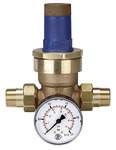 Riegler 101335.Pressure regulator for water, pressure gauge, R 1, 0.2 - 2 bar