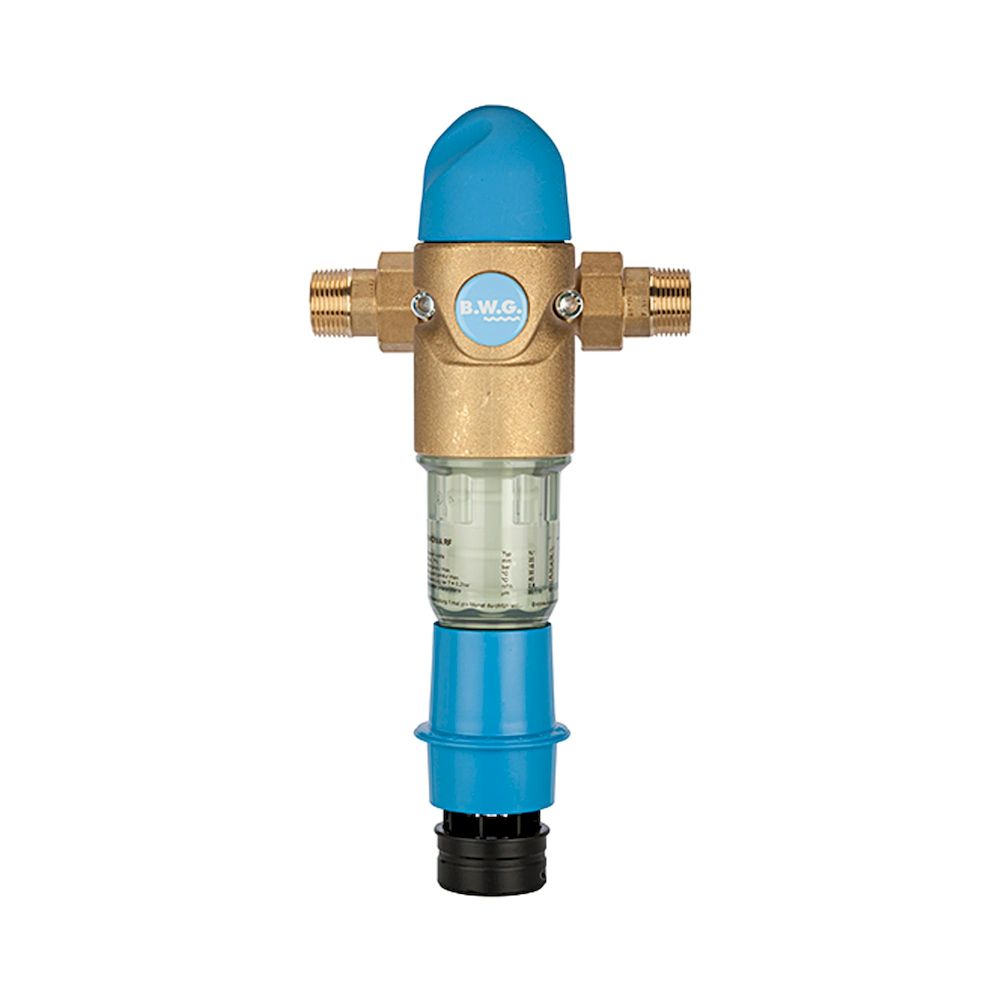 Riegler 101411.Back flush filter for potable water, DVGW tested, R 1 1/4