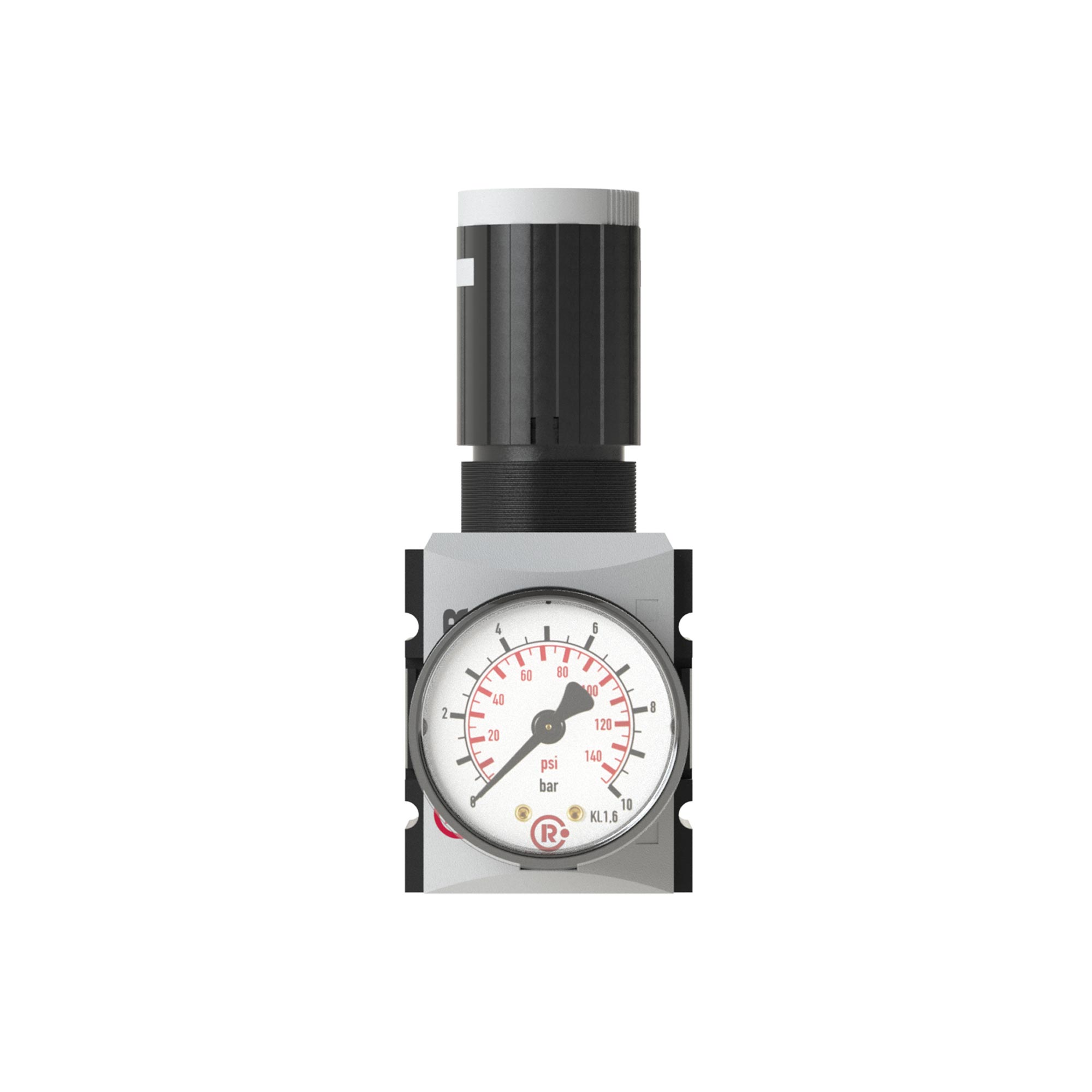 Druckregler Futura, inkl. Manometer, BG 2, G 1/2, 0,5 - 8 bar - Riegler 100022