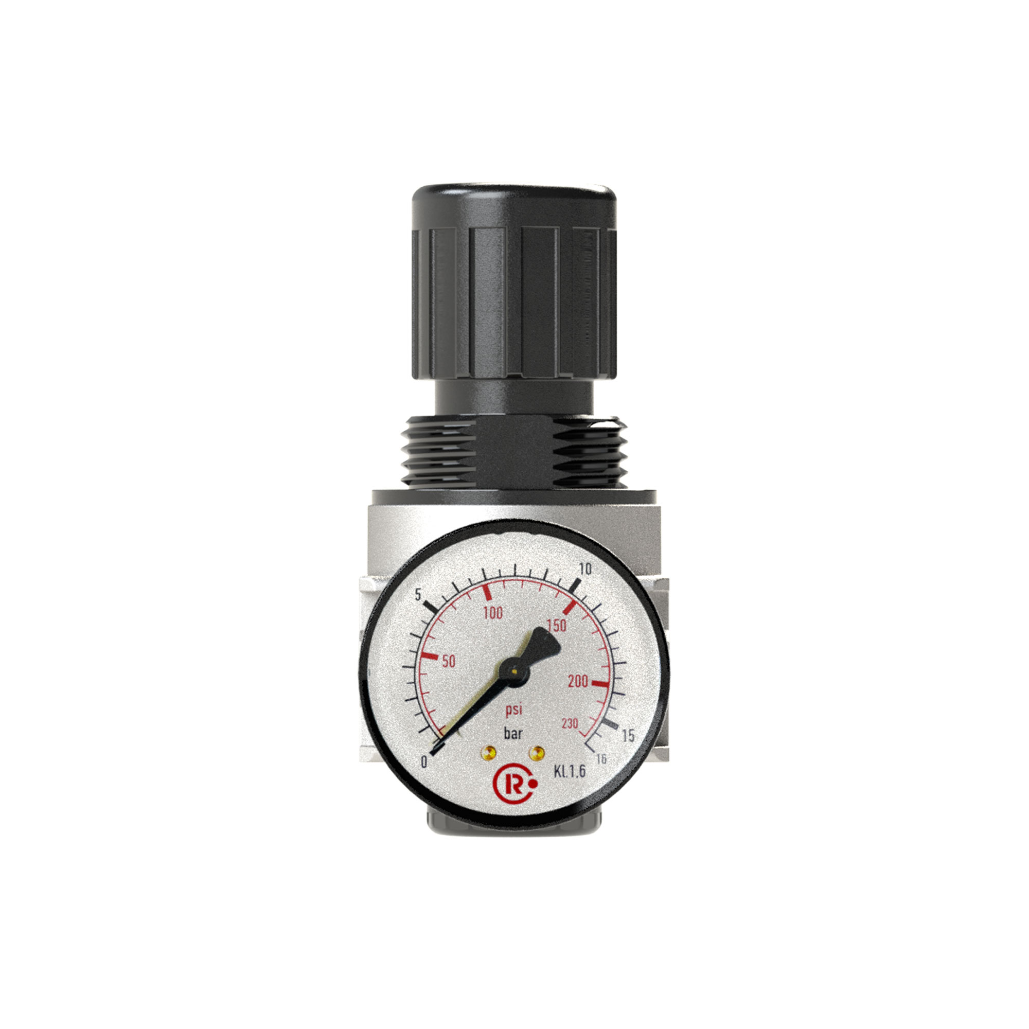 Druckregler »multifix-mini« inkl. Mano, BG 0, G 1/4, 0,5 - 10 bar - Riegler 100343