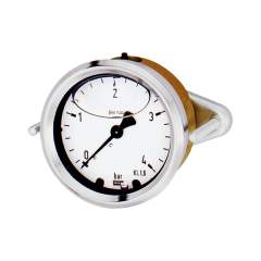 Riegler 102297. Glyzerinmano, Dreikantfrontring, G 1/2 exzentr., 0-6,0 bar, Ø 100