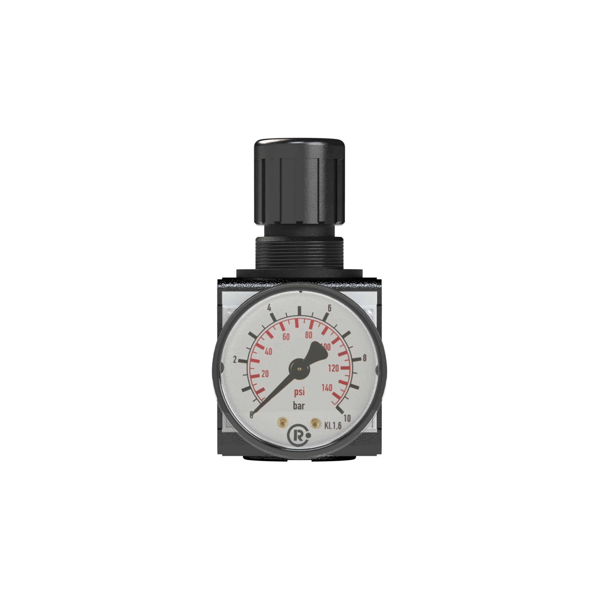 Druckregler »multifix«, inkl. Manometer, BG 1, G 1/4, 0,2 - 6 bar - Riegler 100416