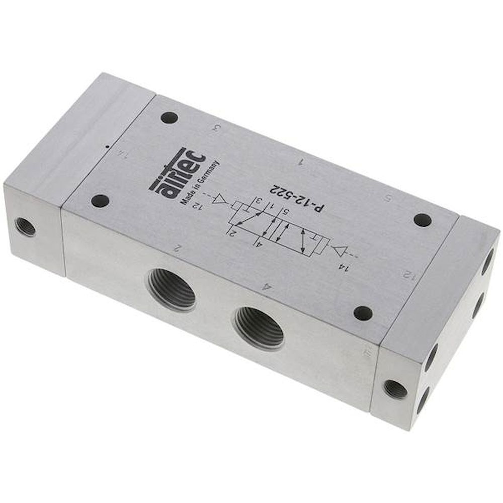 Airtec P 12 522 *. 5/2-Wege Pneumatikimpulsventil, G 1/2", dominierend, Standard