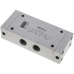 Airtec P 12 530. 5/3-Wege Pneumatikventil, G 1/2", Mittelstellung geschlossen, Standard