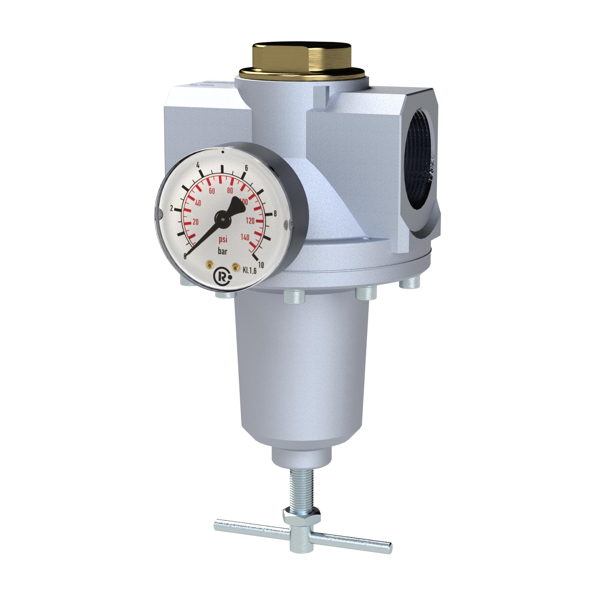 Pressure regulator »Standard«, Size 4, G 1 1/2, 0.1 - 3 bar - Riegler 100828