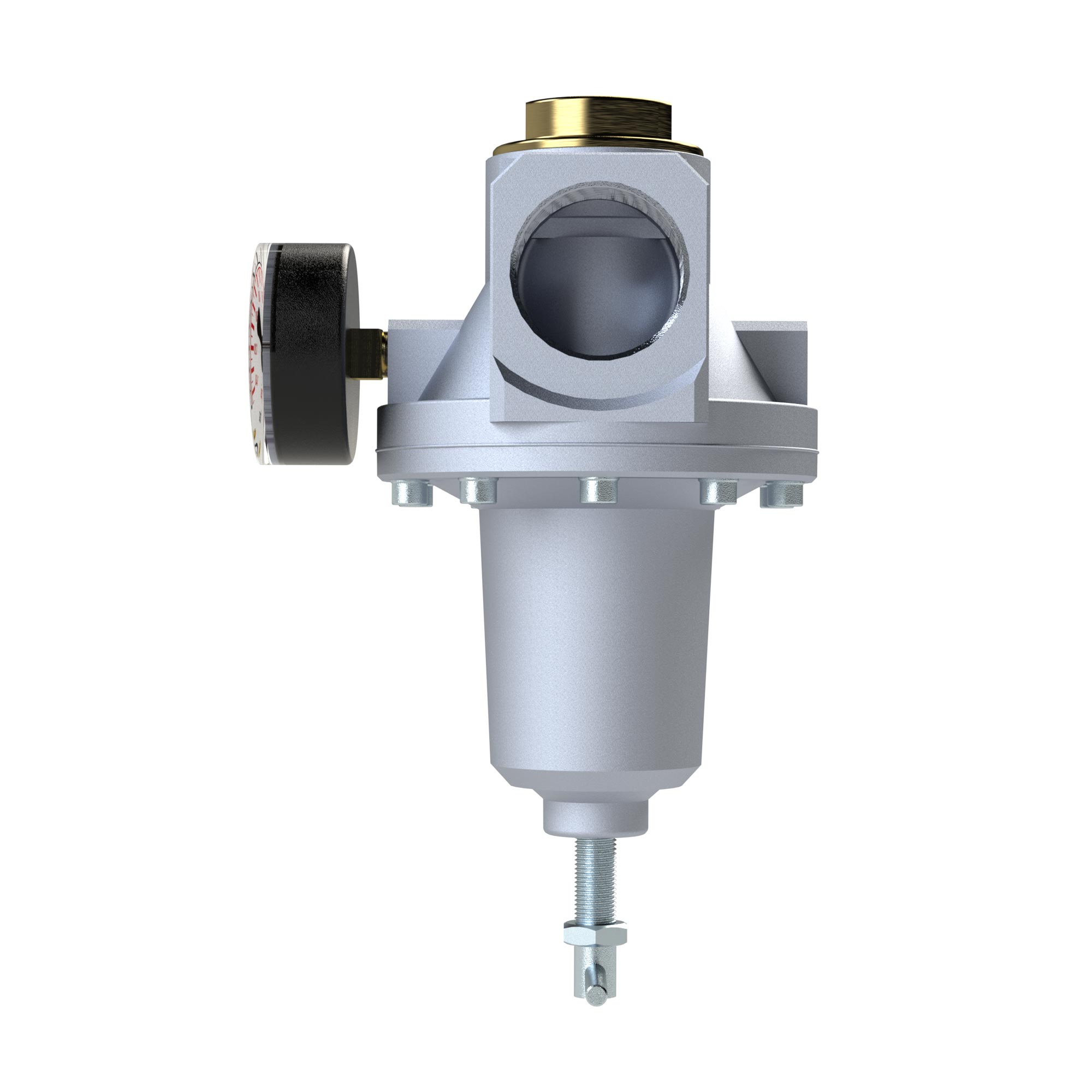 Pressure regulator »Standard«, Size 4, G 1 1/4, 0.5 - 10 bar - Riegler 100826