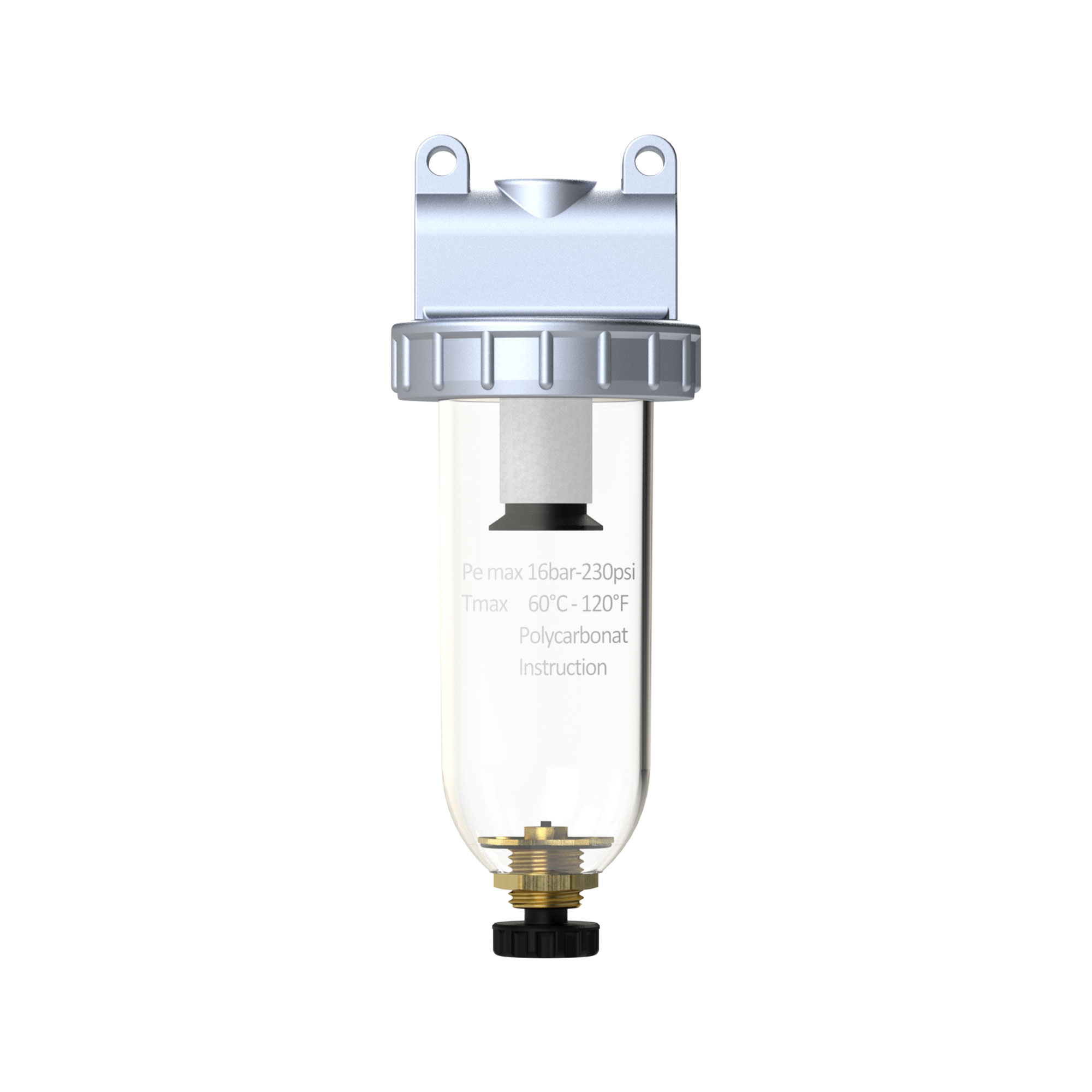 Filter »Standard« Polycarbonate container, 40 µm, Size 4, G 1 1/4 - Riegler 100960