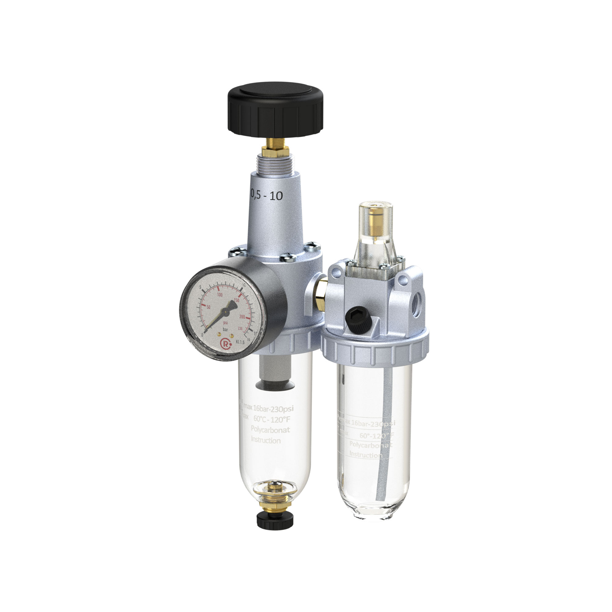 Service unit 2-part »Standard« with PC container - Riegler K2212