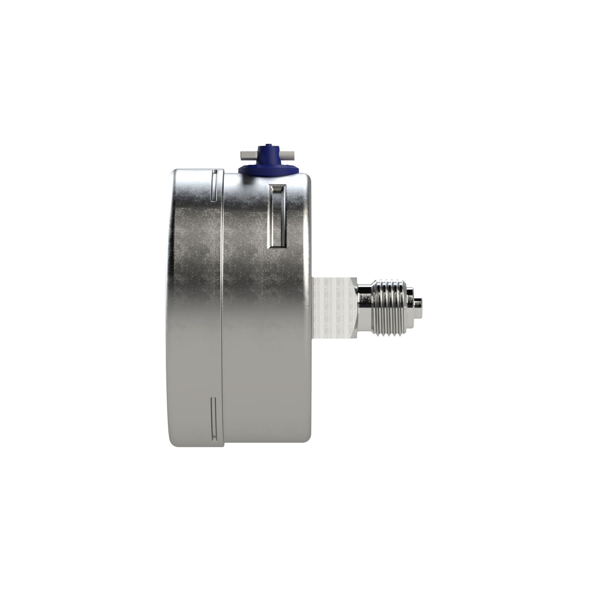 Manometer, CrNi-Stahl, G 1/2 hinten exzentr., -1 / 0,0 bar, Ø 100 - Riegler 131496
