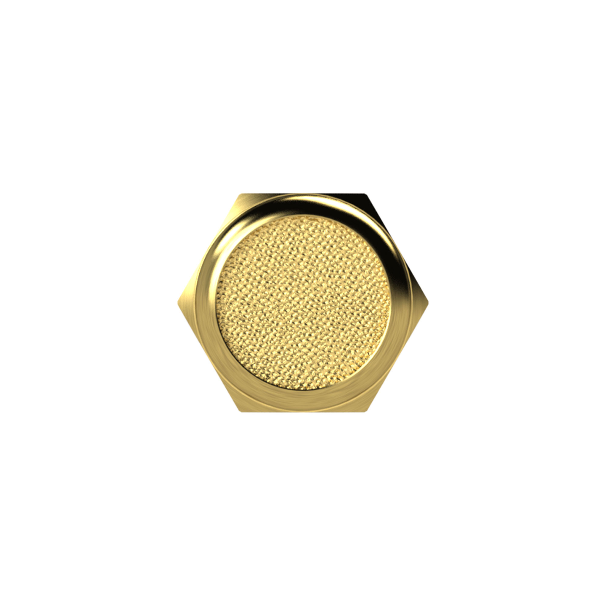 Sinterbronce-Schalldämpfer, flach, G 1 a., SW 36 - Riegler 113337