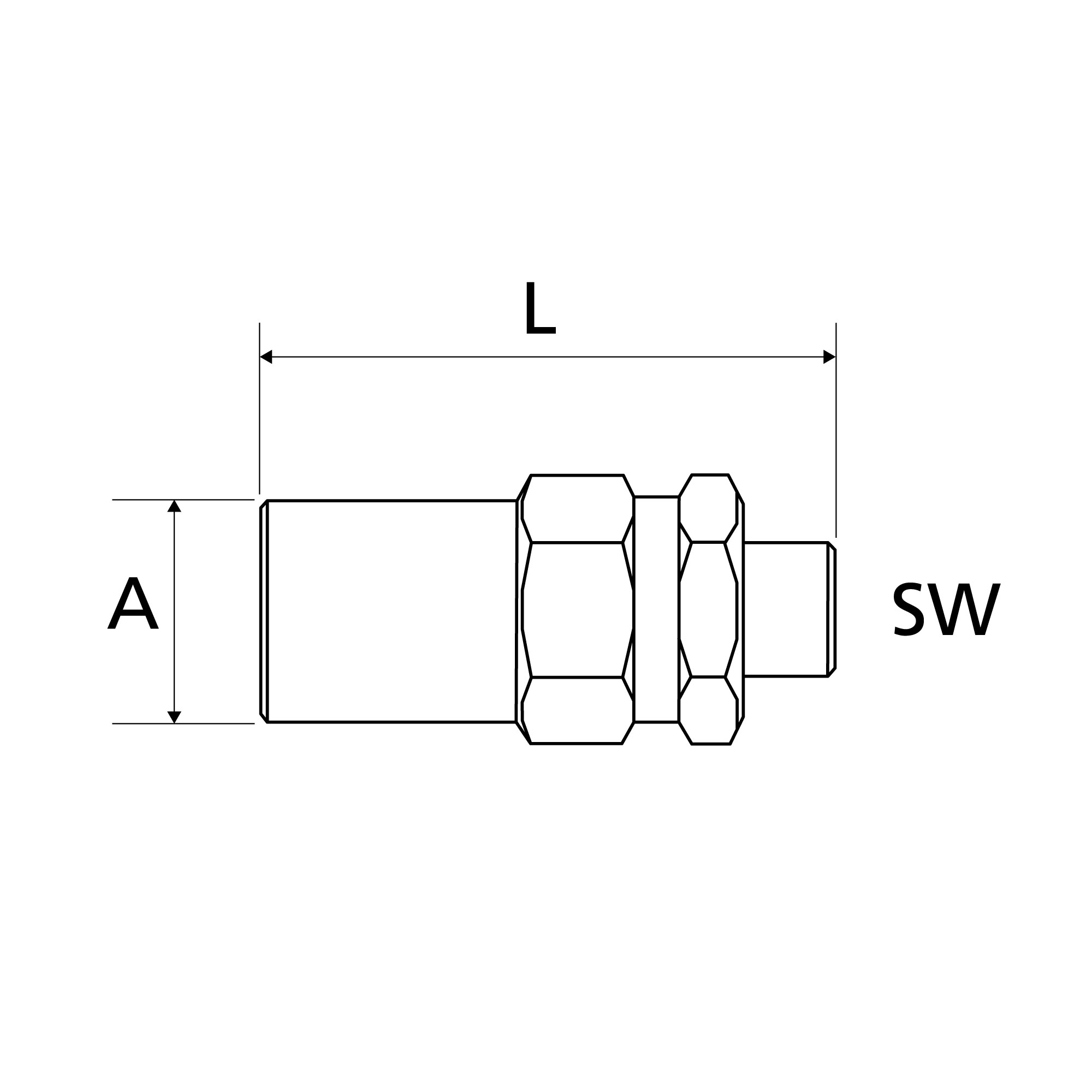 Filter »inline«, 36 µm, G 1/4 IT/ET, AF 19 - Riegler 101521