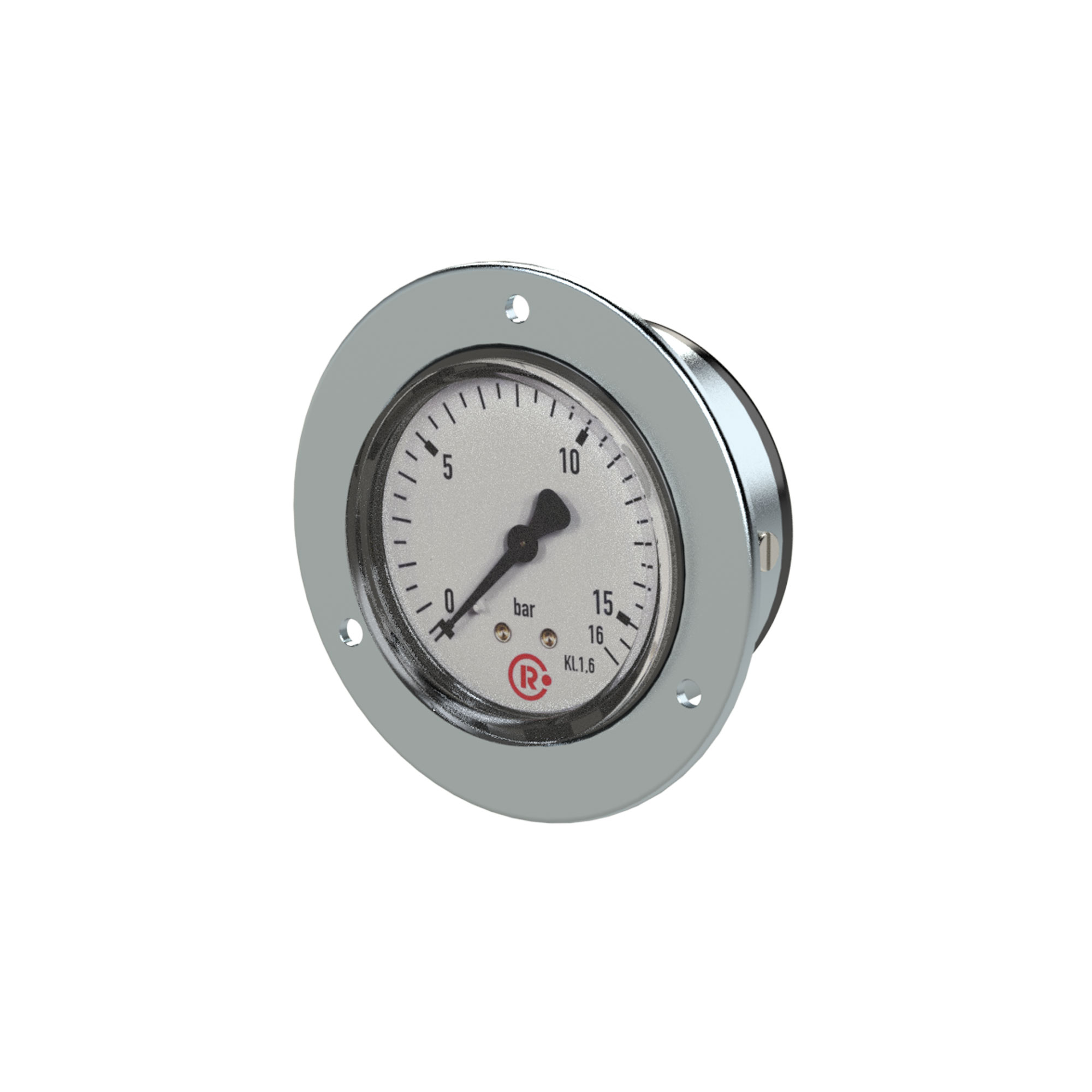 Standard pressure gauge, front ring - Riegler K69