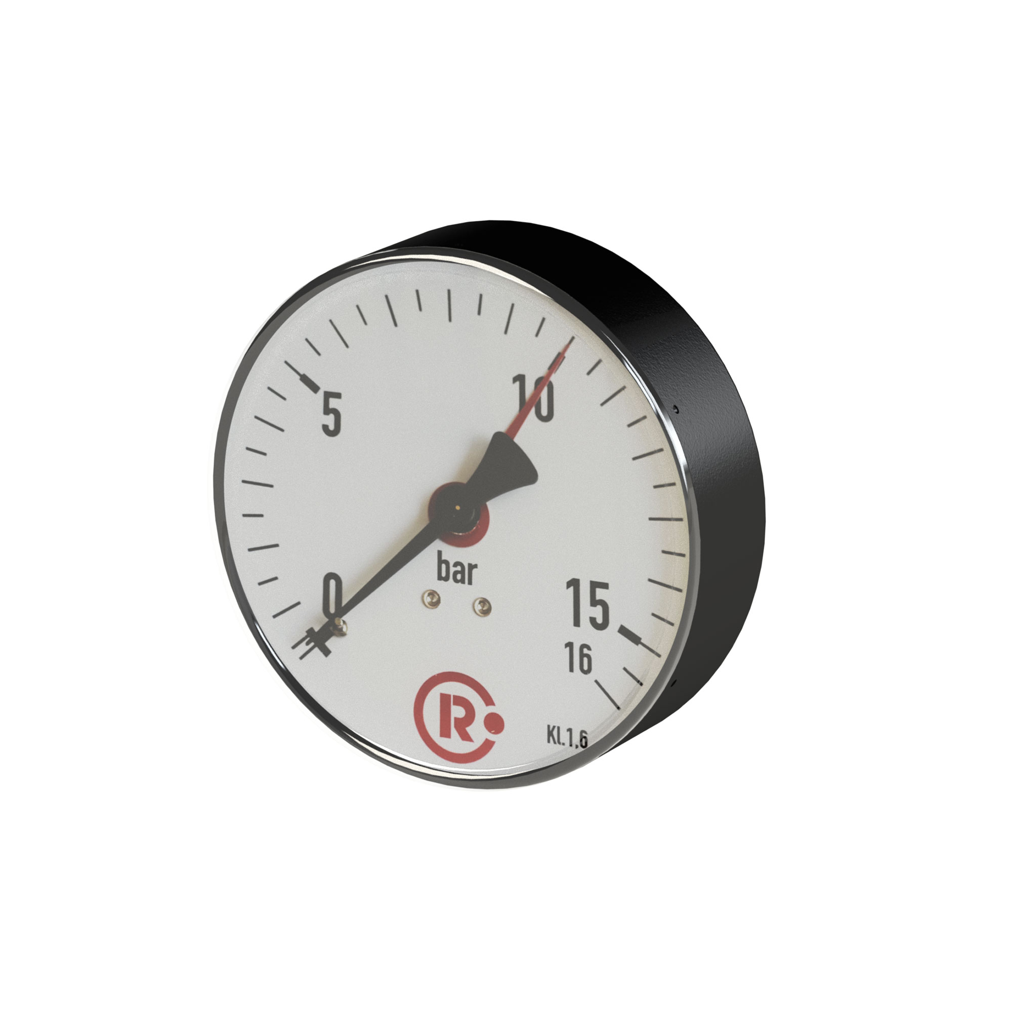 Standard pressure gauge, rear centric, G 1/4 - Riegler K73