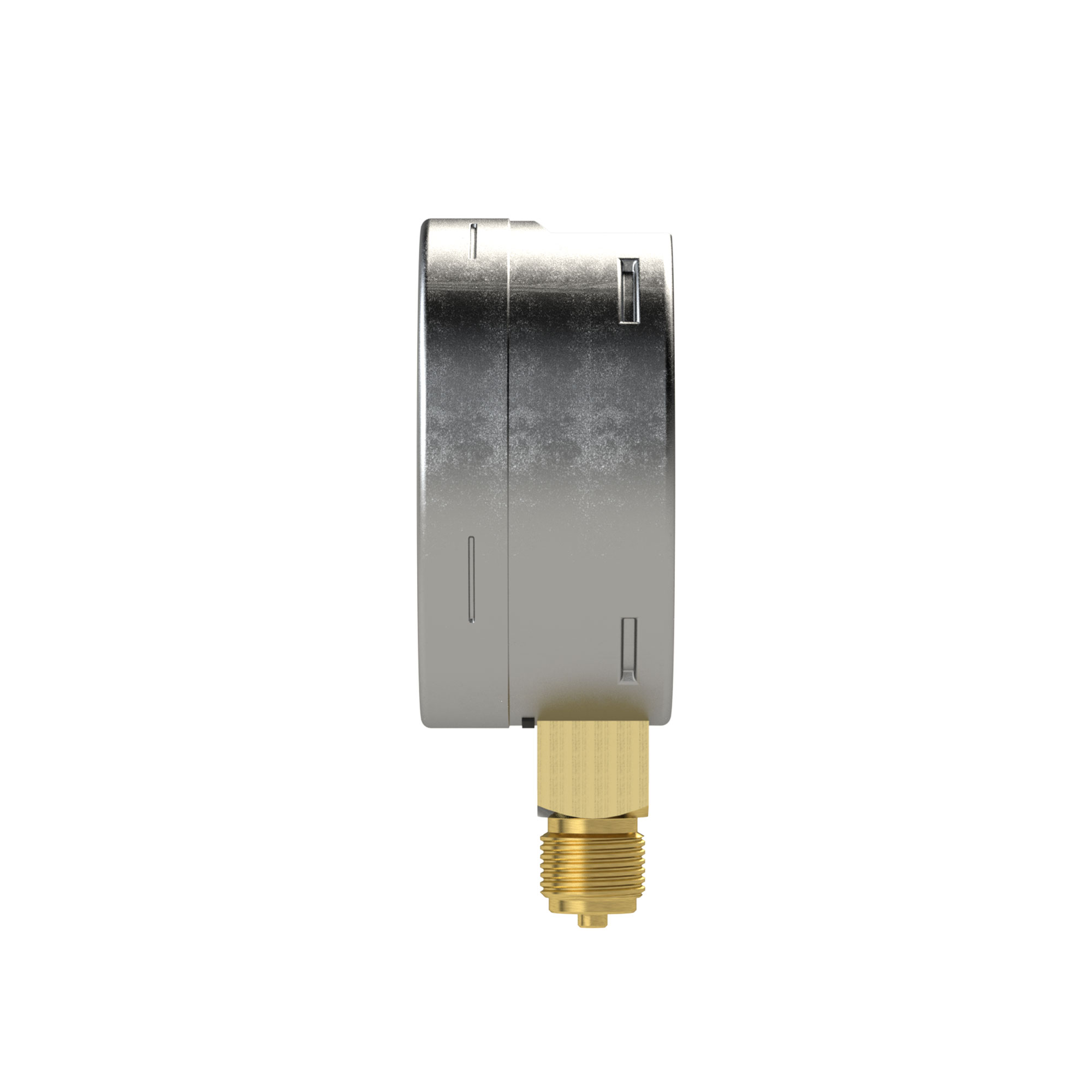 Manometer, Robustausführung, G 1/2 unten, -1 / 0,0 bar, Ø 100 - Riegler 102016