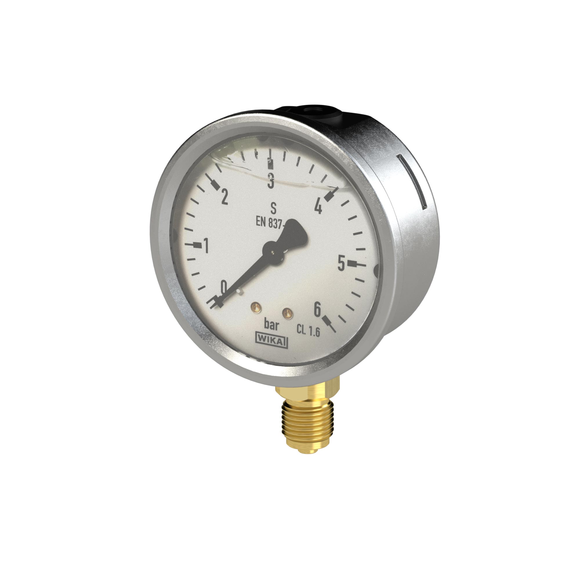 Glyzerinmanometer, CrNi-Stahl - Riegler K15
