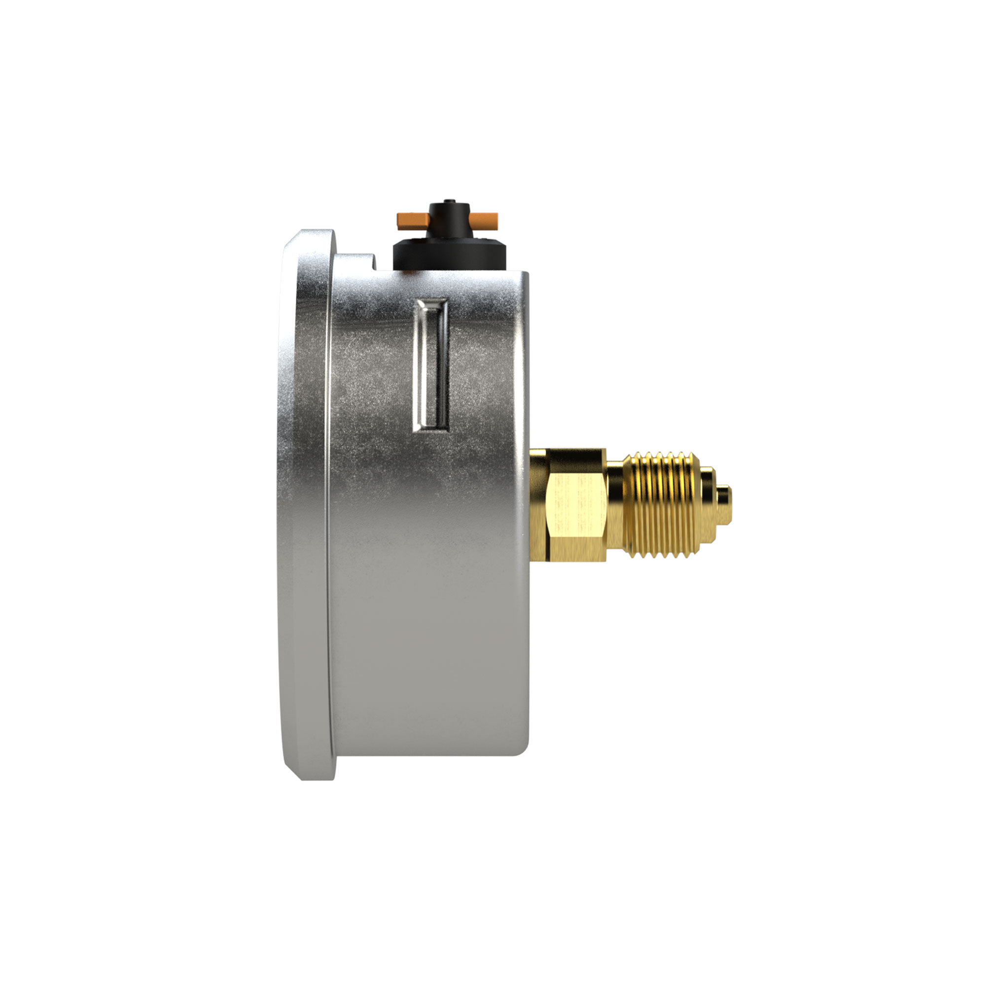 Glycerine pressure gauge, rear centric, G 1/4, 0 - 25 bar, Ø 63 - Riegler 102151