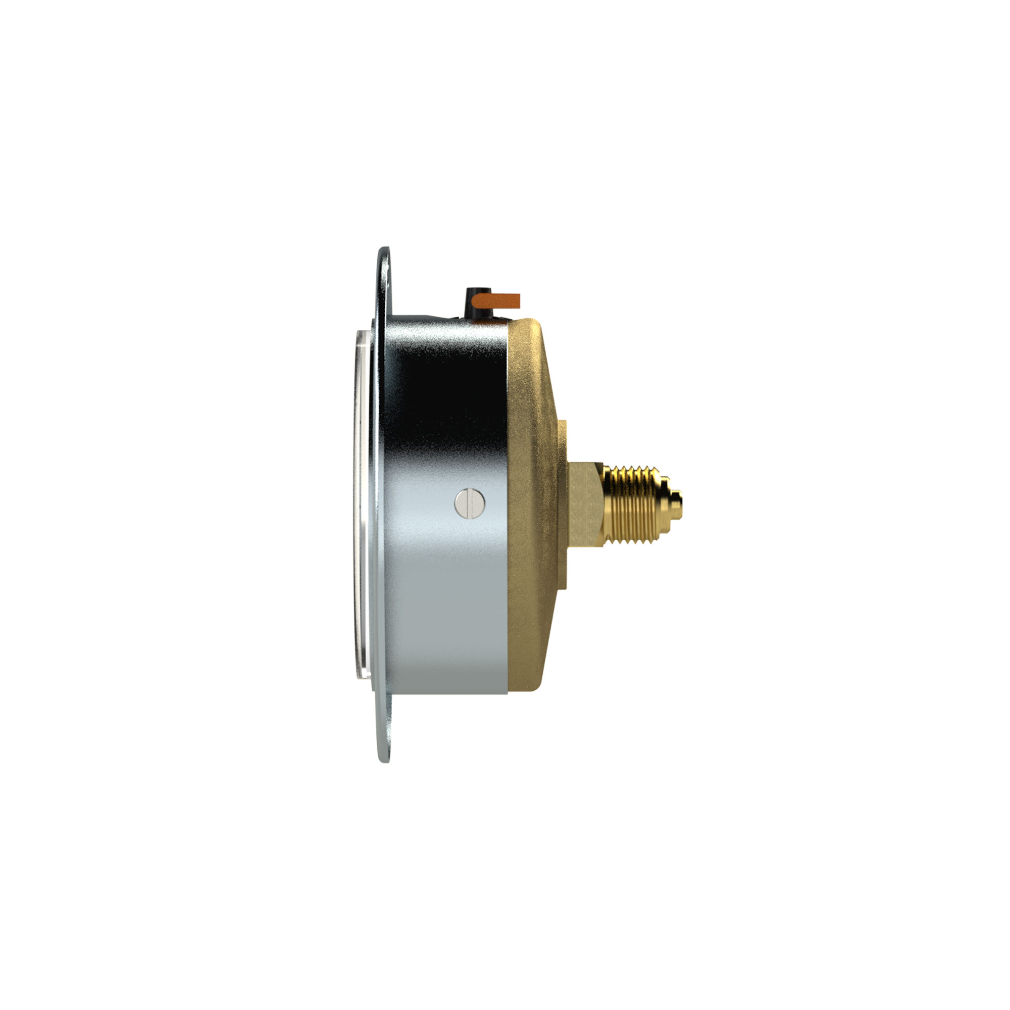 Glyzerinmano, Frontring, G 1/4 hinten zentr., 0 - 2,5 bar, Ø 63 - Riegler 102247
