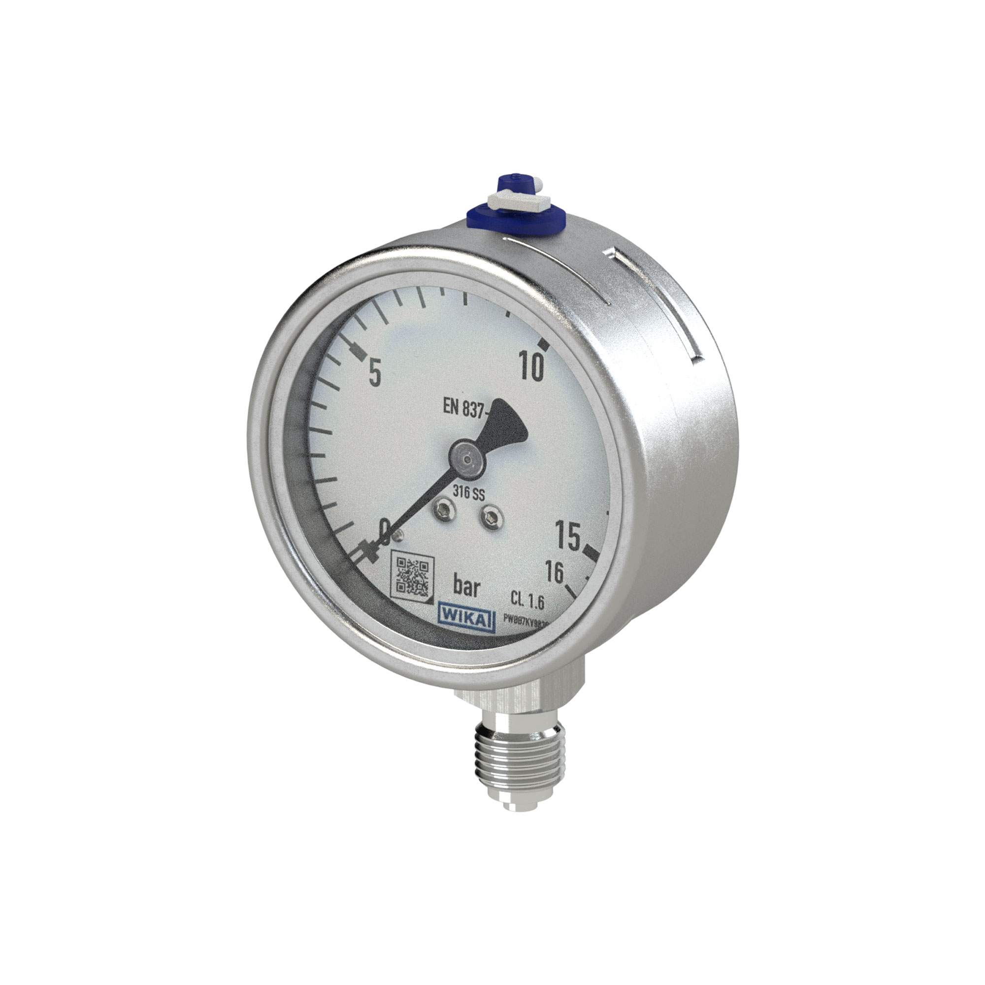Manometer, CrNi-Stahl - Riegler K9