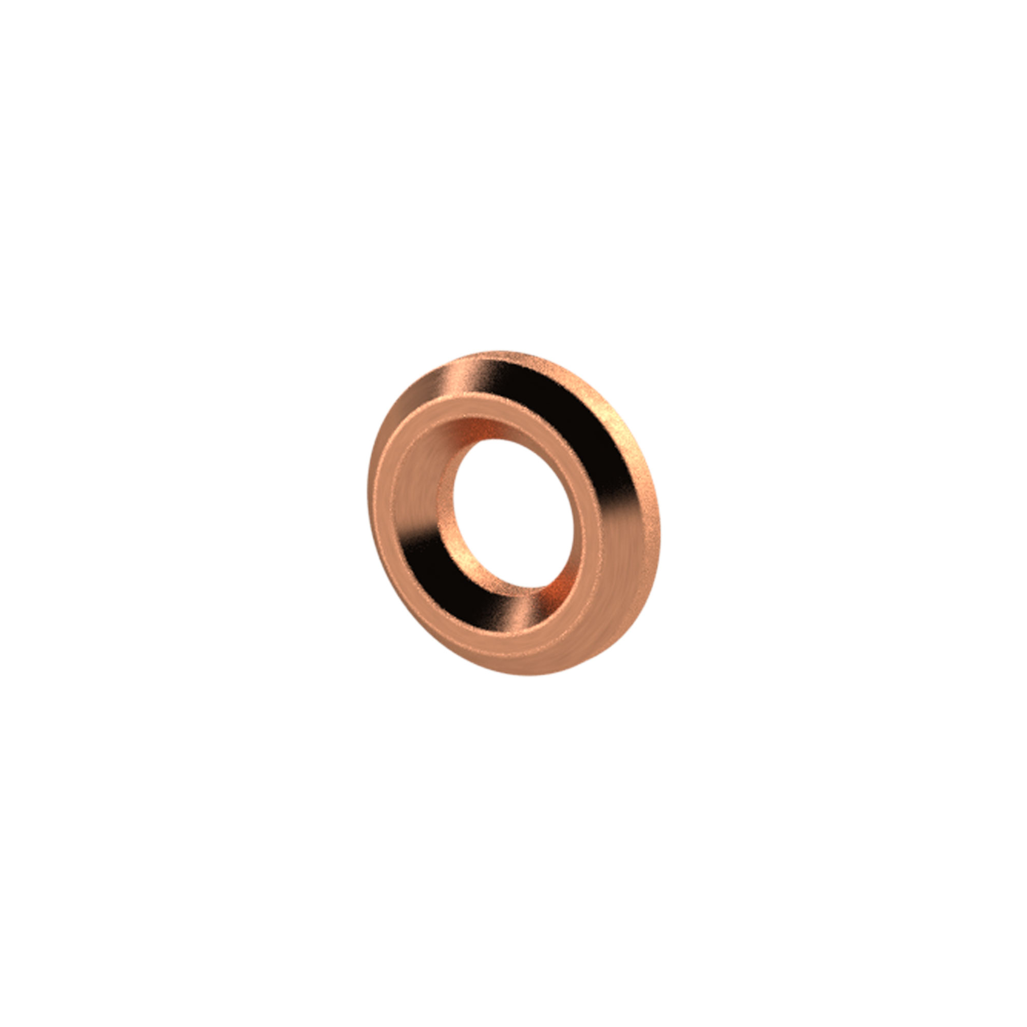 Pressure gauge - profile seal, for thread G 1/8, Cu - Riegler 102616