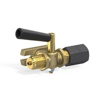 Riegler 102657.Block valve pressure gauge, taps - tension sleeve, G 1/2