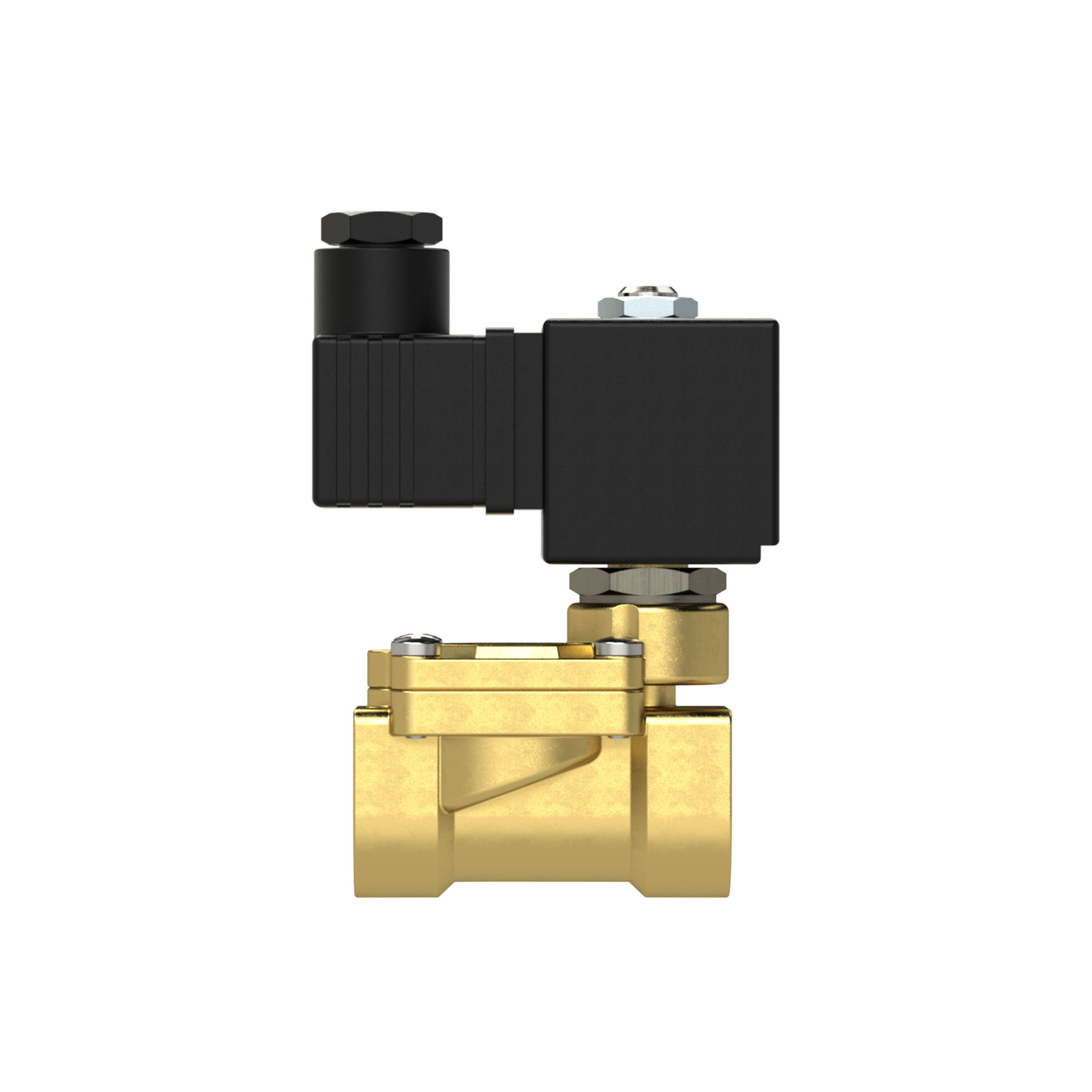 2/2-solenoid valve,NC,pilot operat.,24V DC,8W,NBR,G2,0.2-10bar - Riegler 102946