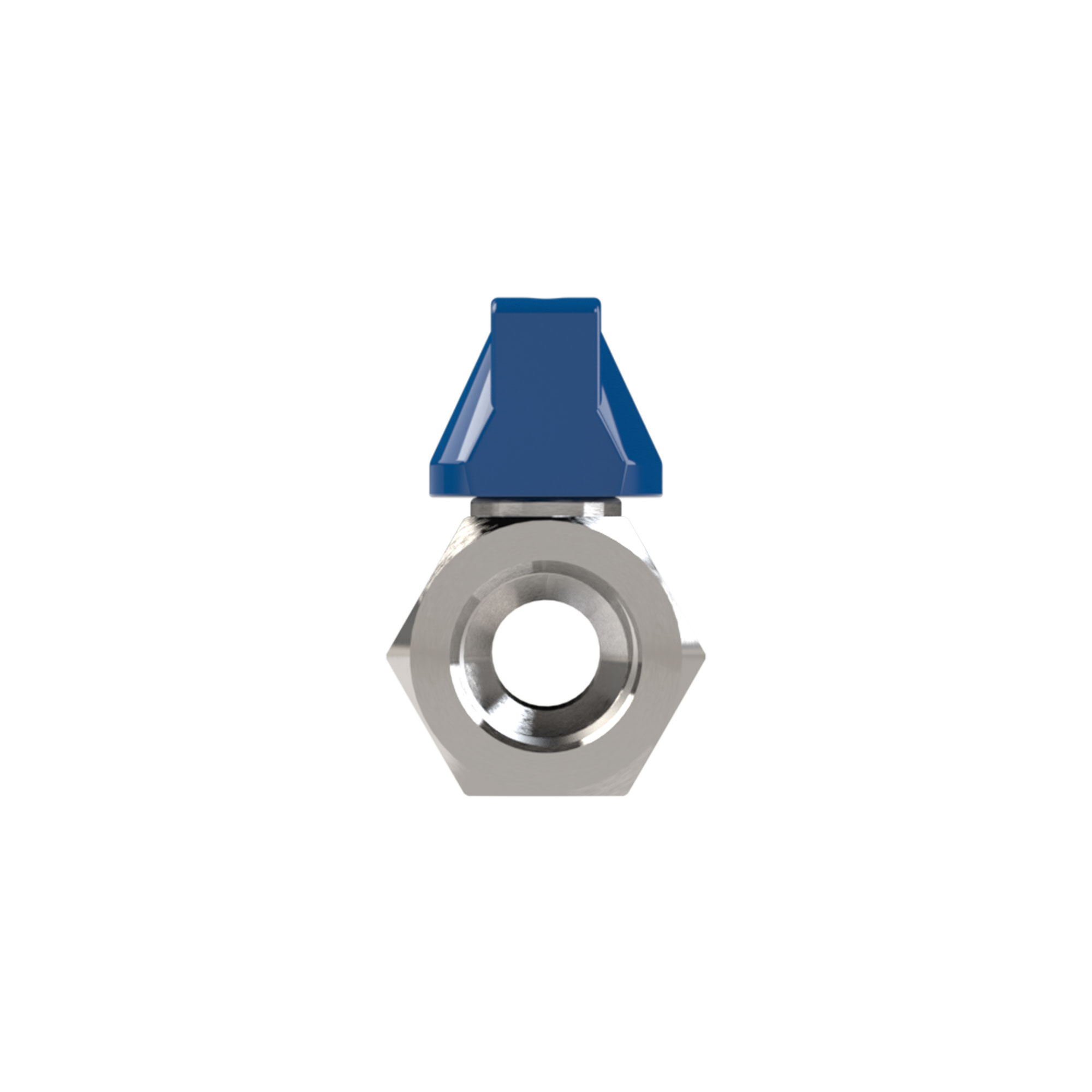Mini ball valve, Stainless steel 1.4401, IT/IT, G 1/4, DN 8 - Riegler 103489