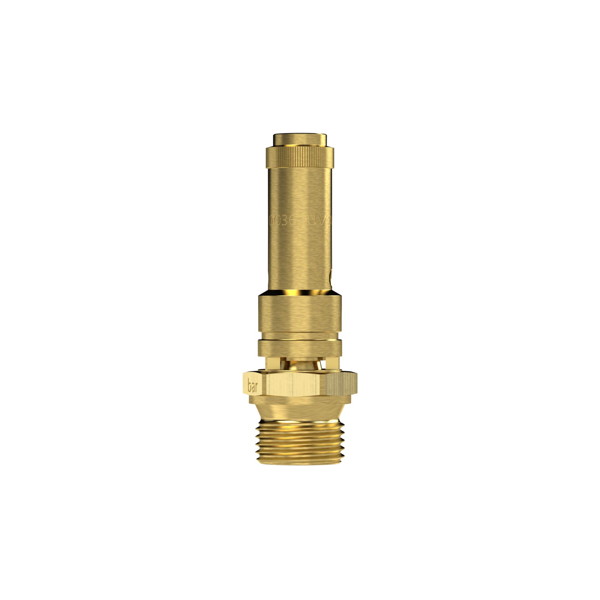 Sicherheitsventil DN 8, Messing, G 3/8, Ansprechdruck 5 bar - Riegler 104147