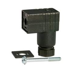 Riegler 106660.Equipment plug for mini solenoid valve 15 mm, PG 9 C shape