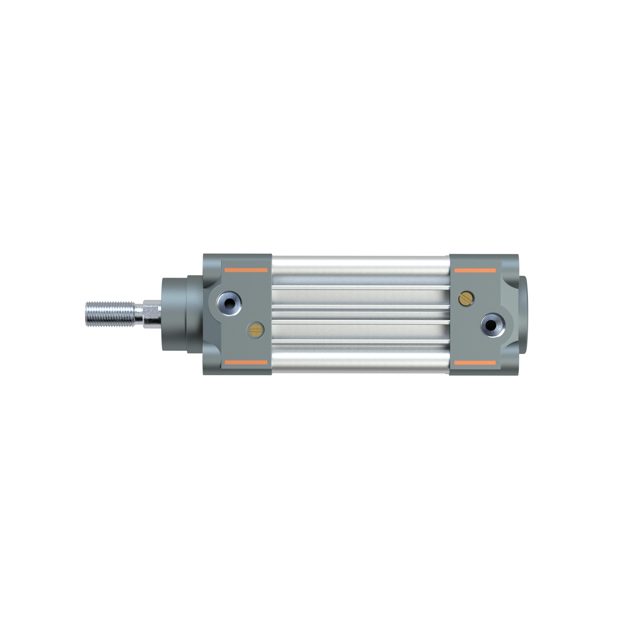 Standard cylinder, double-acting, Piston Ø 100, Stroke 80, G 1/2 - Riegler 106245