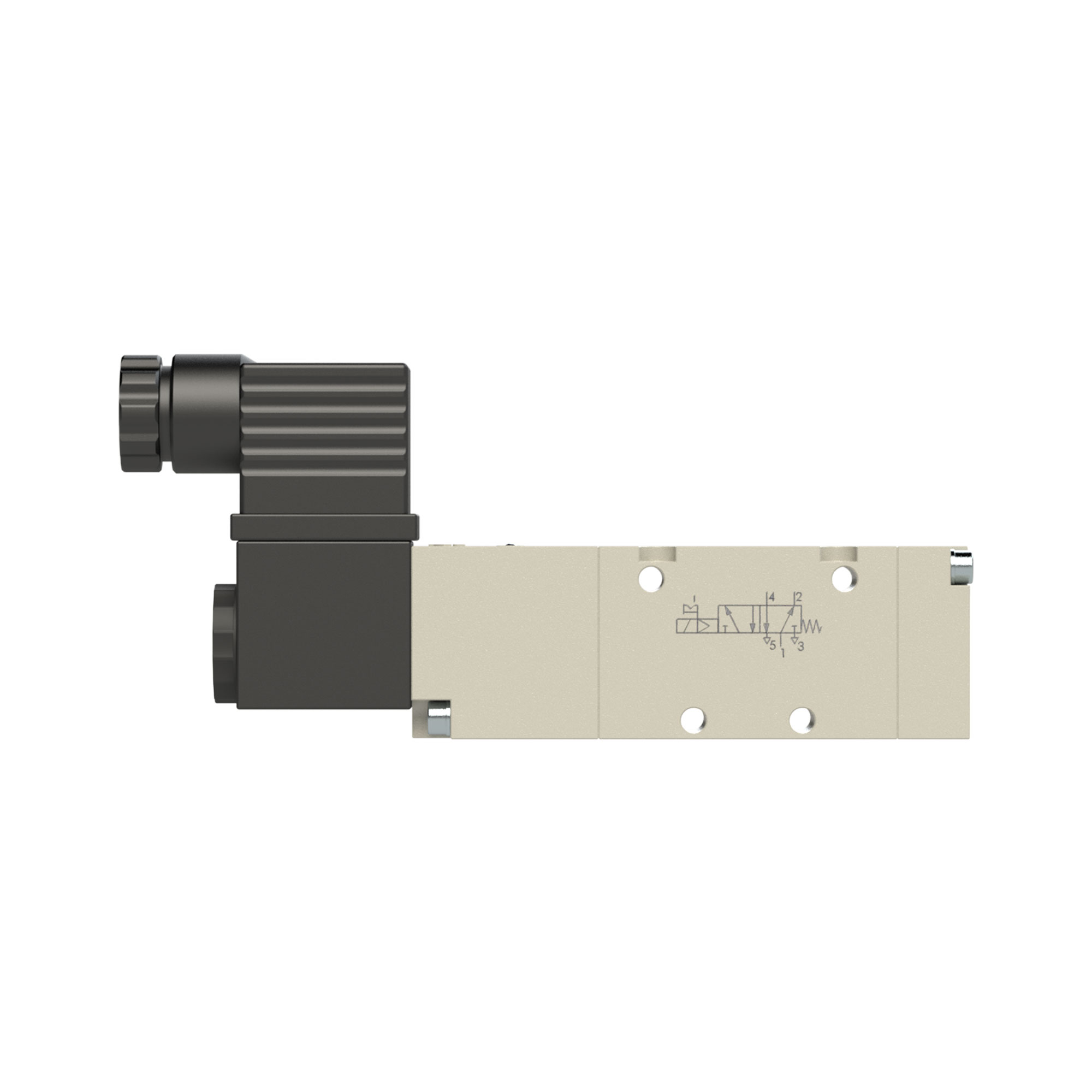 5/2-way valve electropneum., monostable, G 3/8, 230 V,50 Hz - Riegler 106550