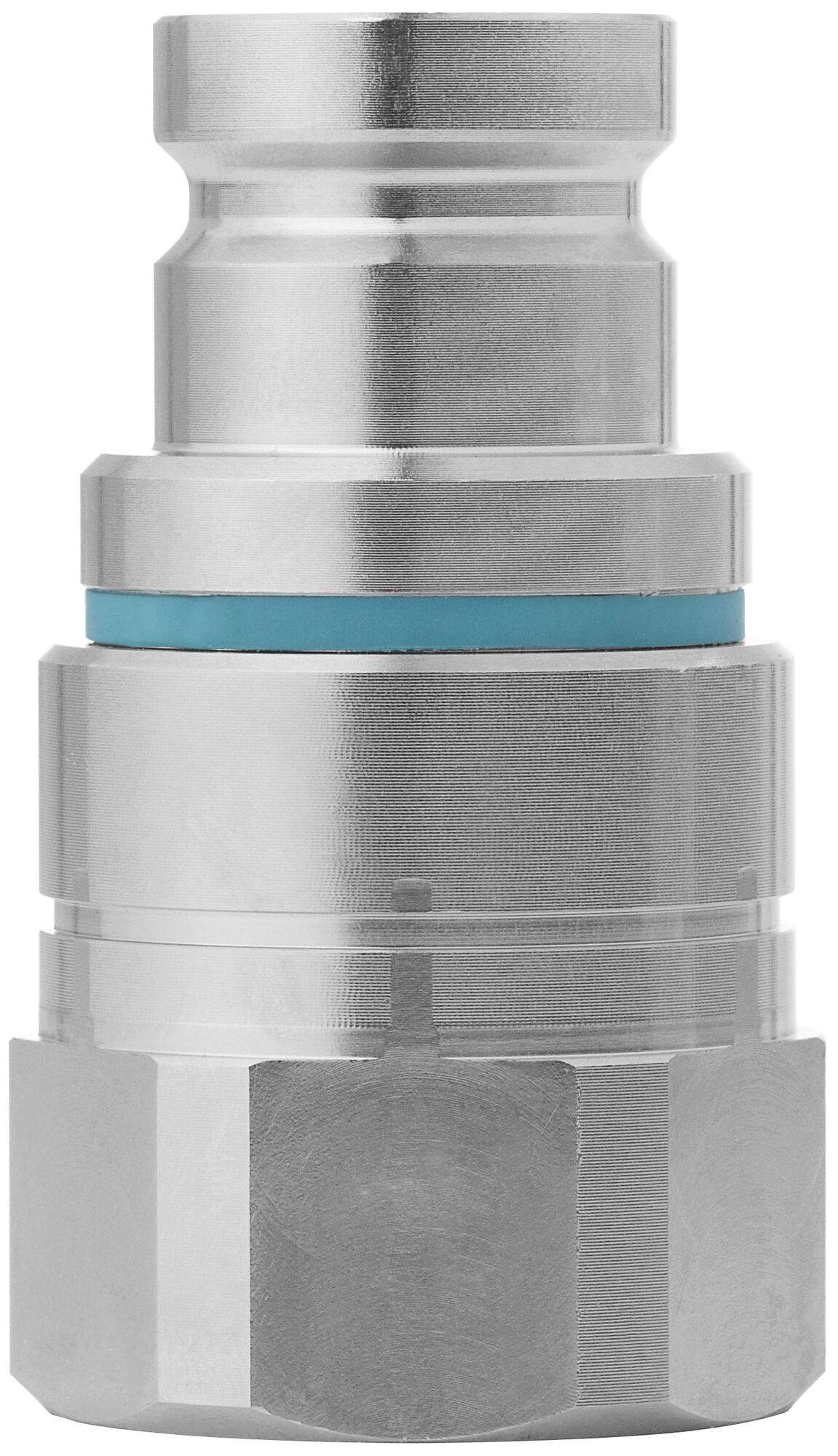 Non-drip coupling nipple, without valve, G 3/4" female thread, DN 14, stainless steel - Cejn 106775210