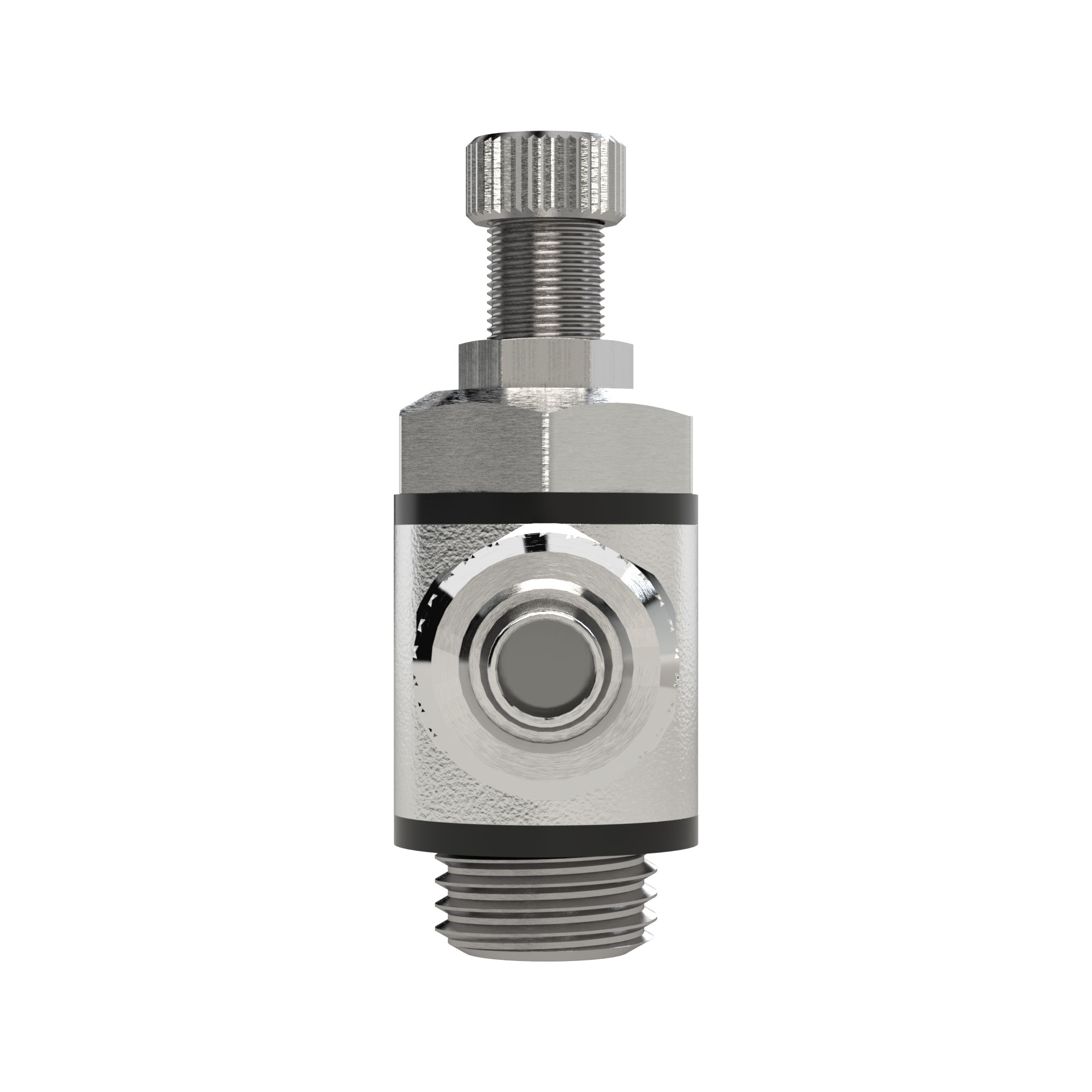 Throttle check valve, Discharge throttle (C) quick connector - Riegler 106951