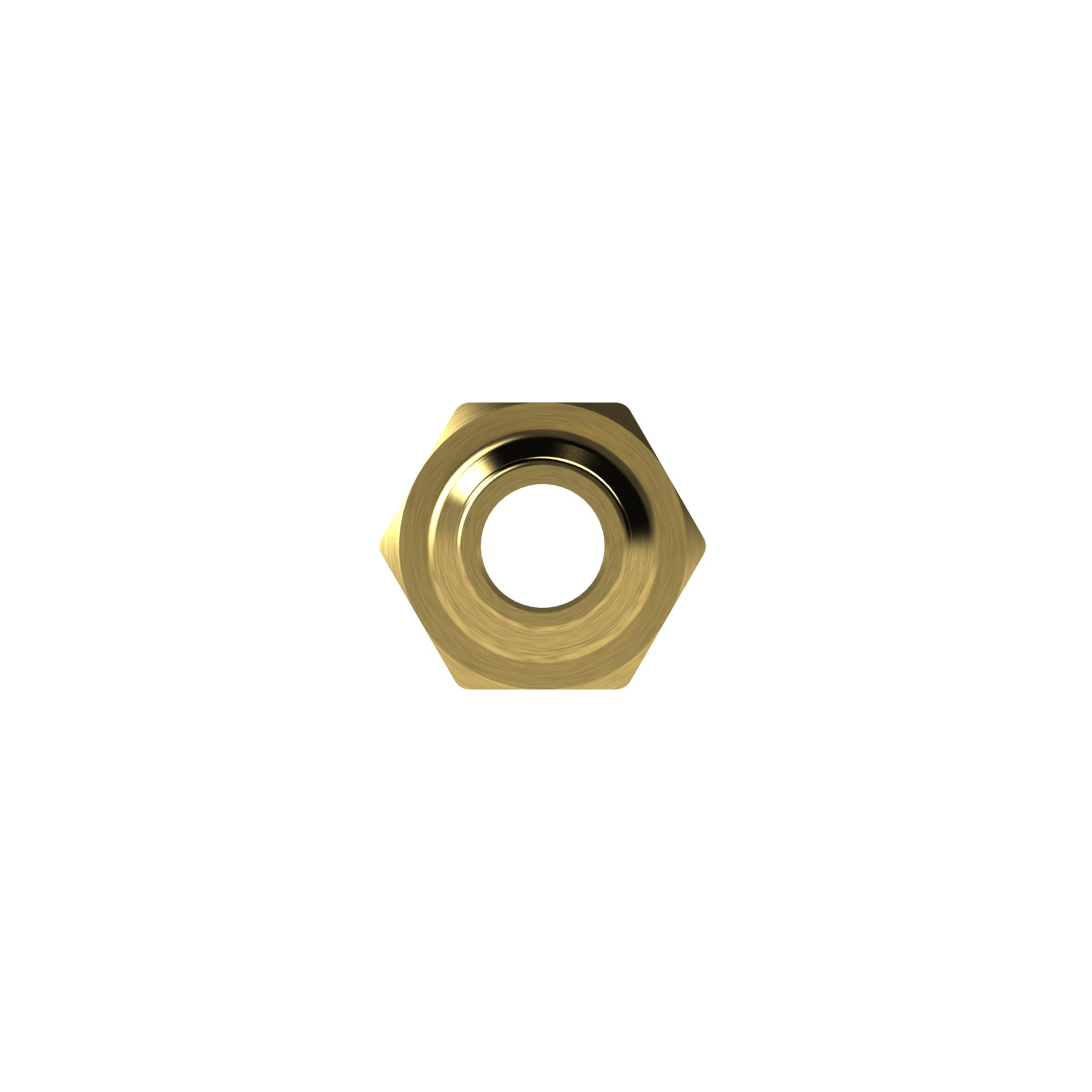Nipple for couplings I.D. 7.2 - 7.8, bright brass, G 1/2 ET - Riegler 107240