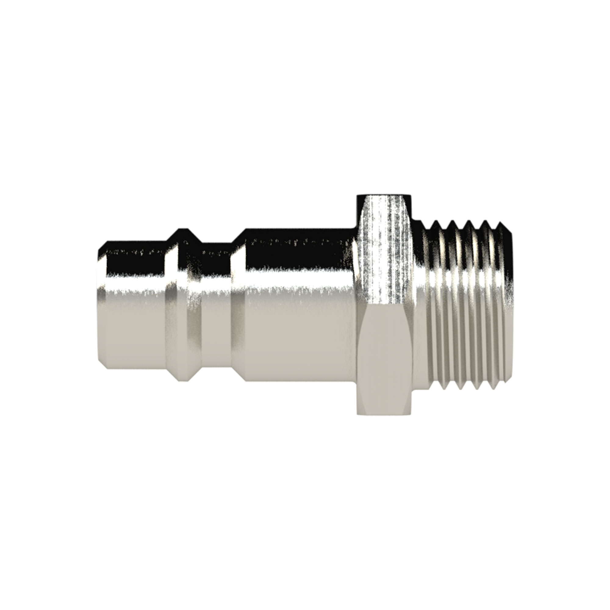 Nipple for coupl. I.D. 7.2-7.8, nickel-pl. brass, G 1/4 ET - Riegler 107306