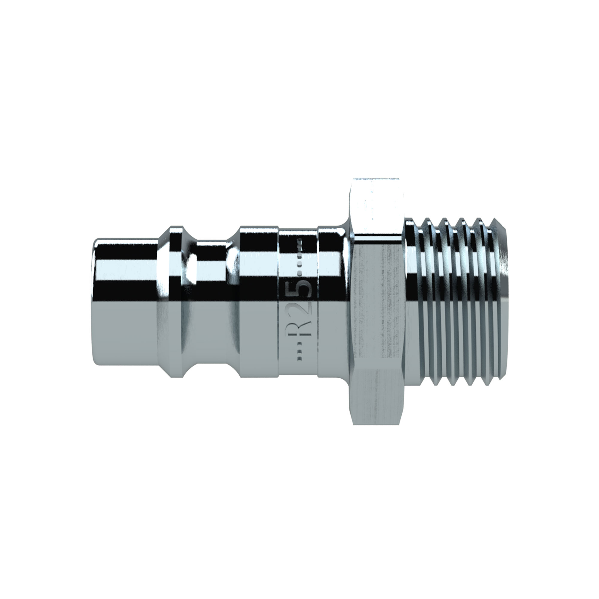 Nipple for I.D. 7.2 - 7.8, hardened / galv. steel, G 1/2 ET - Riegler 107549