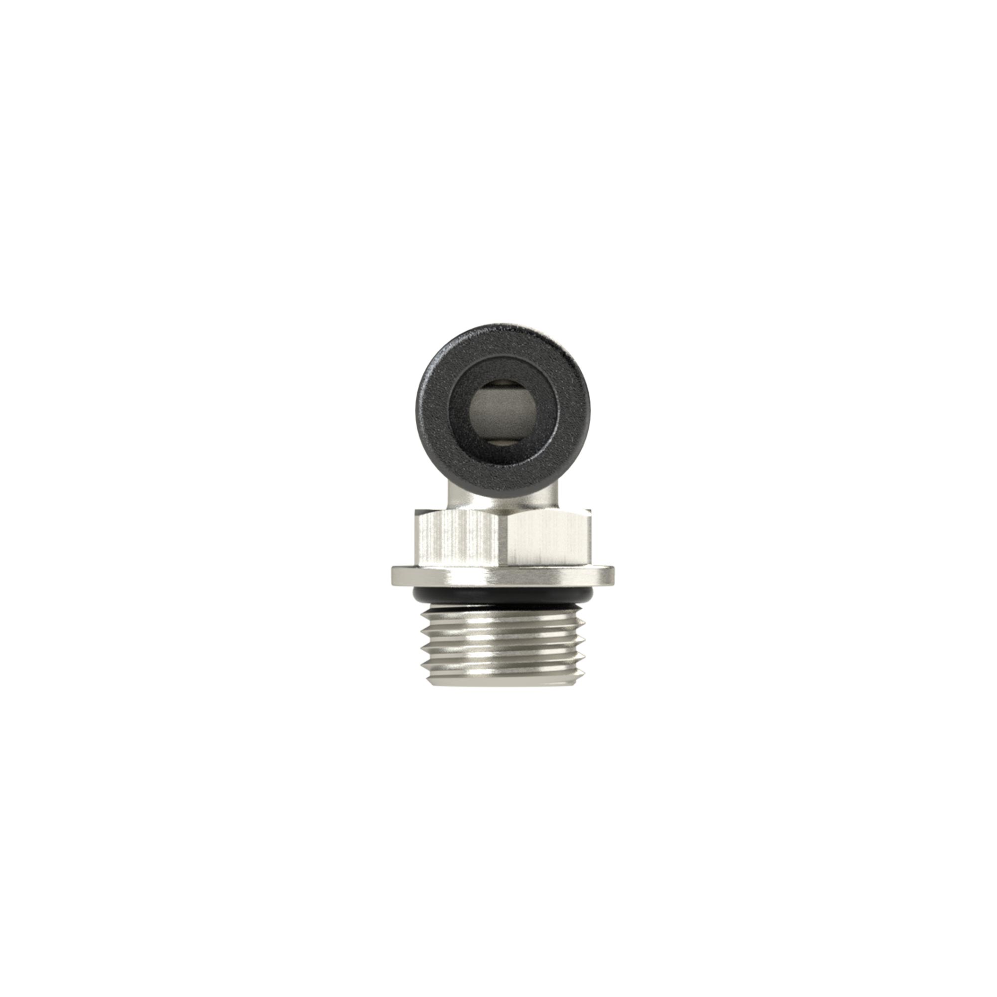L-Steckverschraubung »click-clock«, drehbar, G 3/8 außen, Ø 10 mm - Riegler 108608