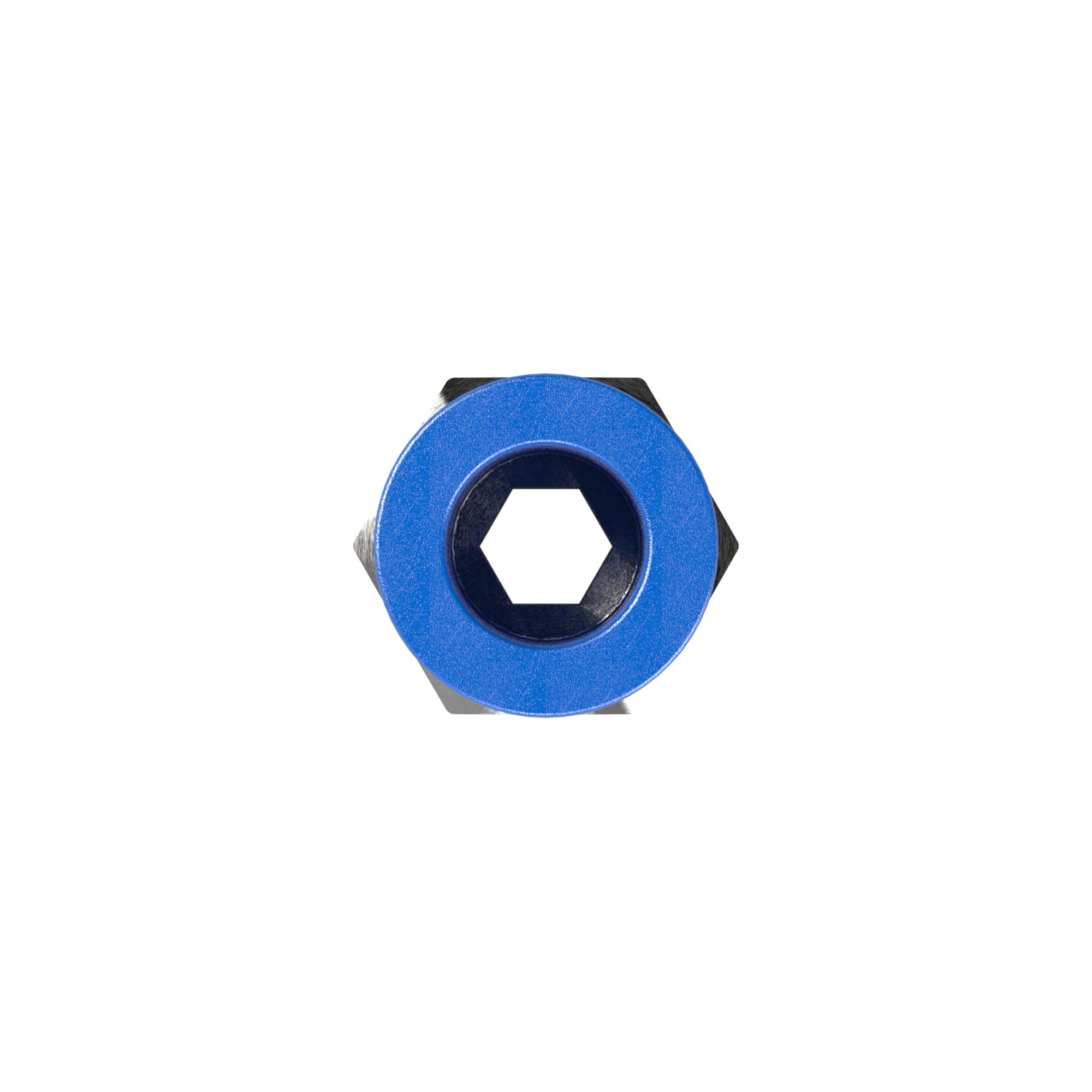 Straight push-in fitting »Blue Series«, G 1/2 o., hose ext. Ø 8 - Riegler 109130
