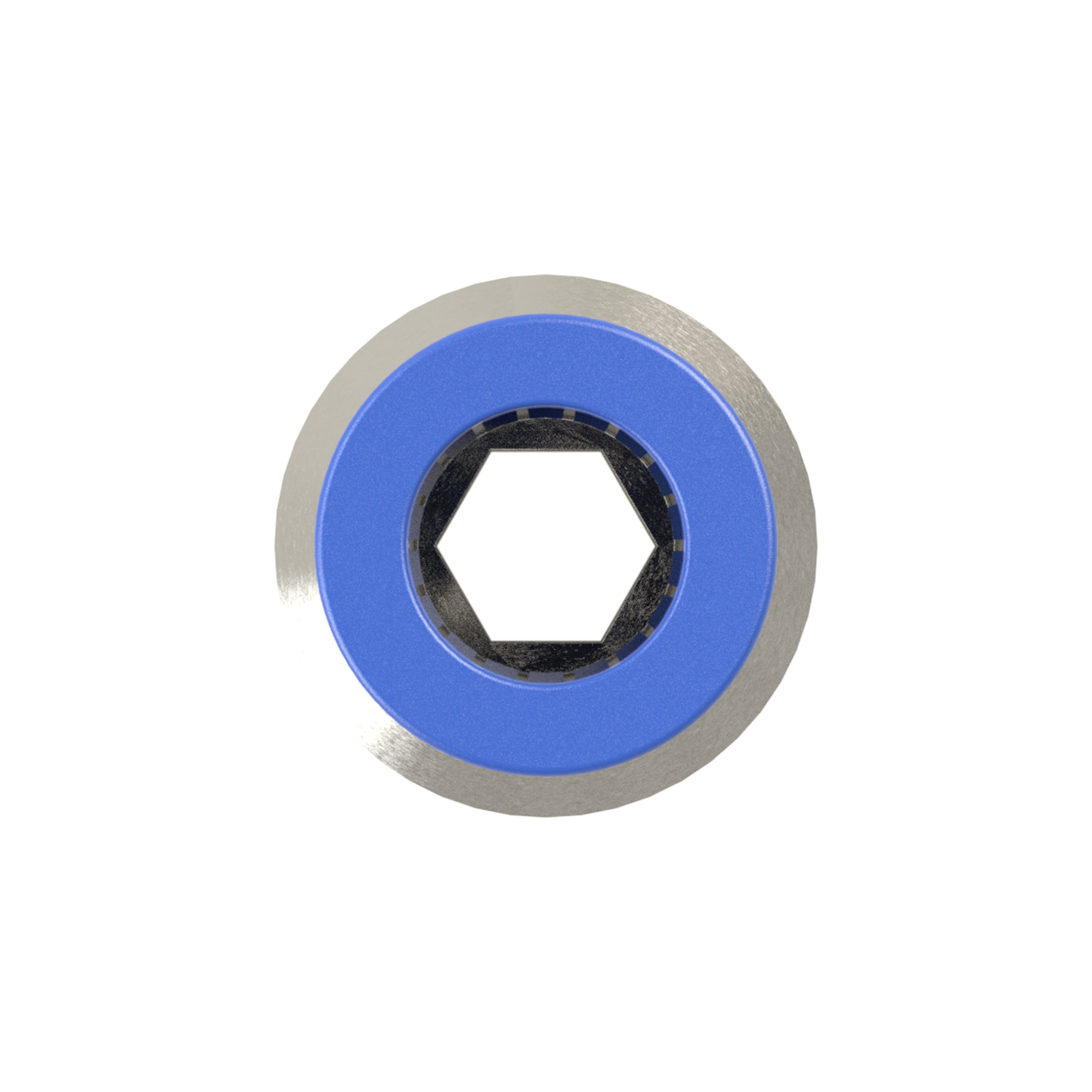 Straight push-in fitting »Blue Series«, round, M5 o. - Riegler 109154