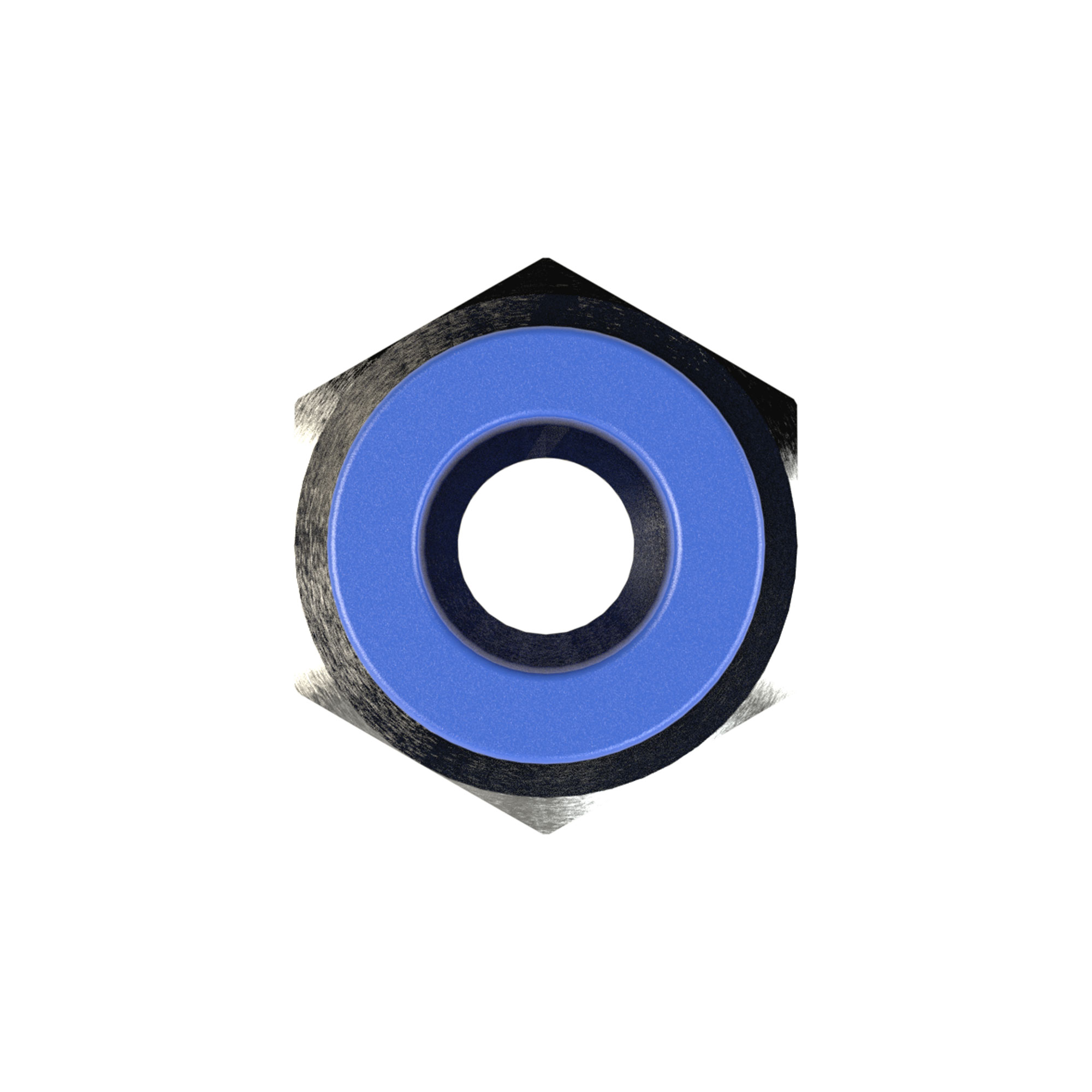 Straight push-in fitting »Blue Series«, M5 i. - Riegler 109193