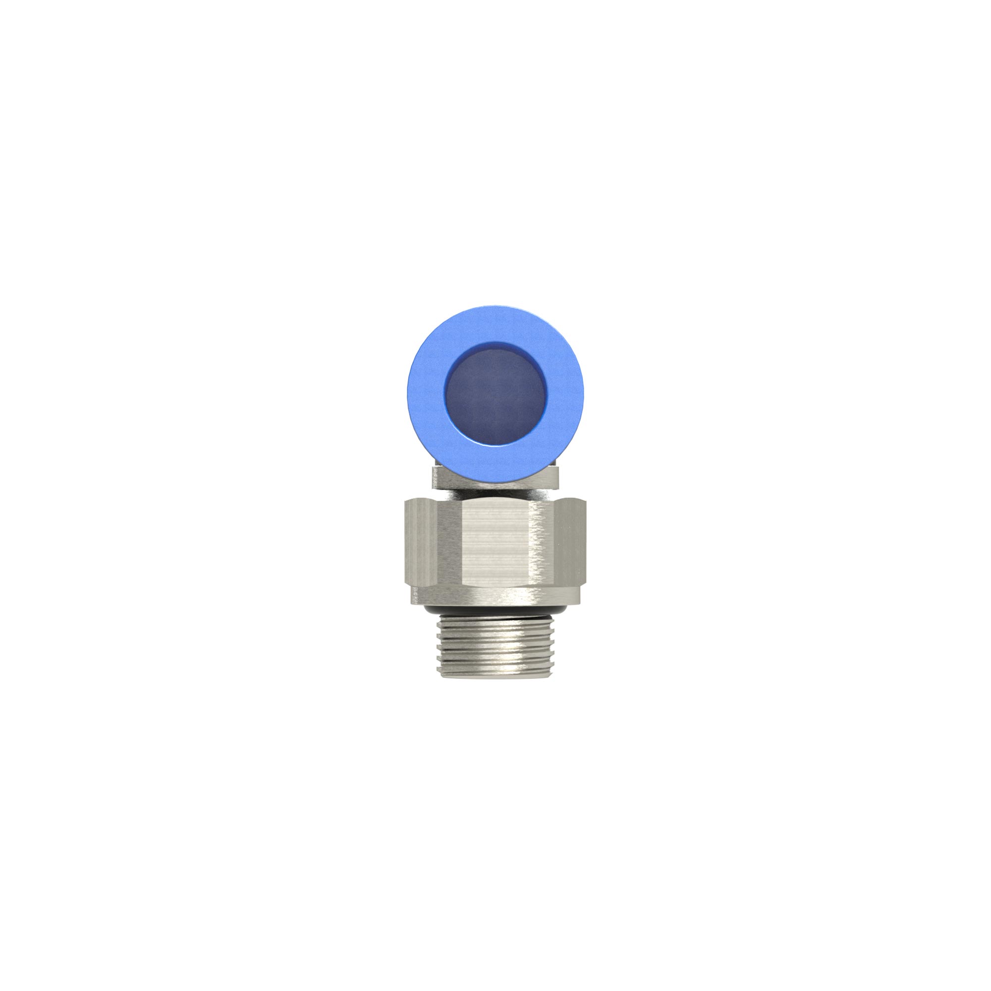 L-Steckverschraubung »Blaue Serie«, drehbar, G 1/2 außen, Ø 10 mm - Riegler 109277