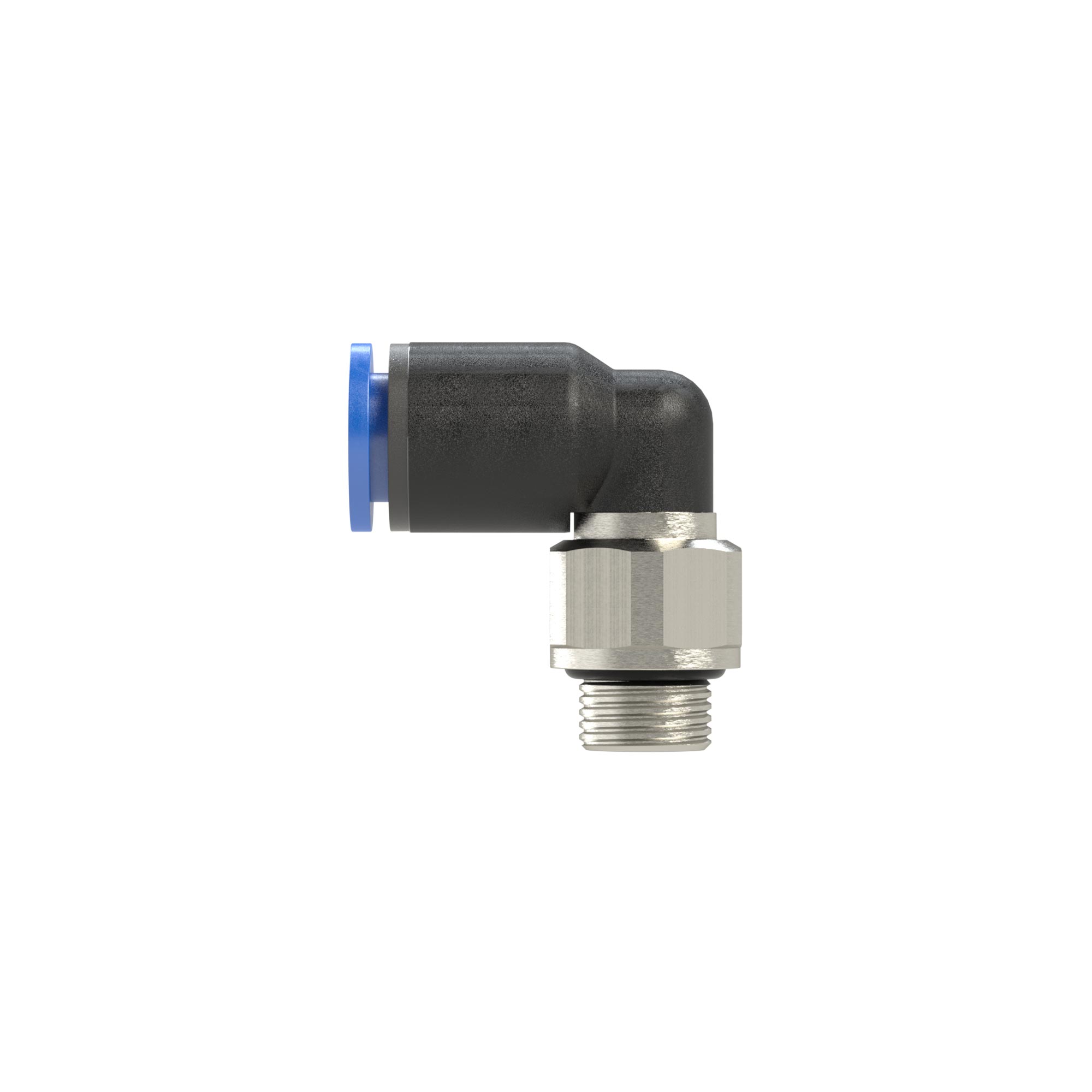 L-Steckverschraubung »Blaue Serie«, drehbar, G 1/2 außen, Ø 10 mm - Riegler 109277