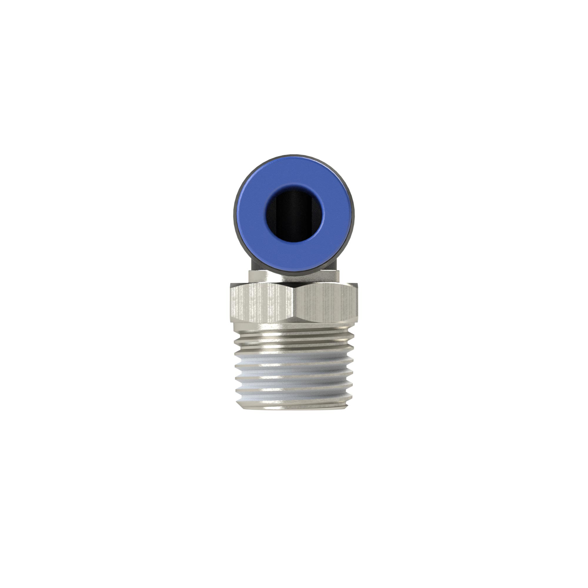 Push-in L-fitting »Blue Series«, rotating, R 1/4 o. - Riegler 109285