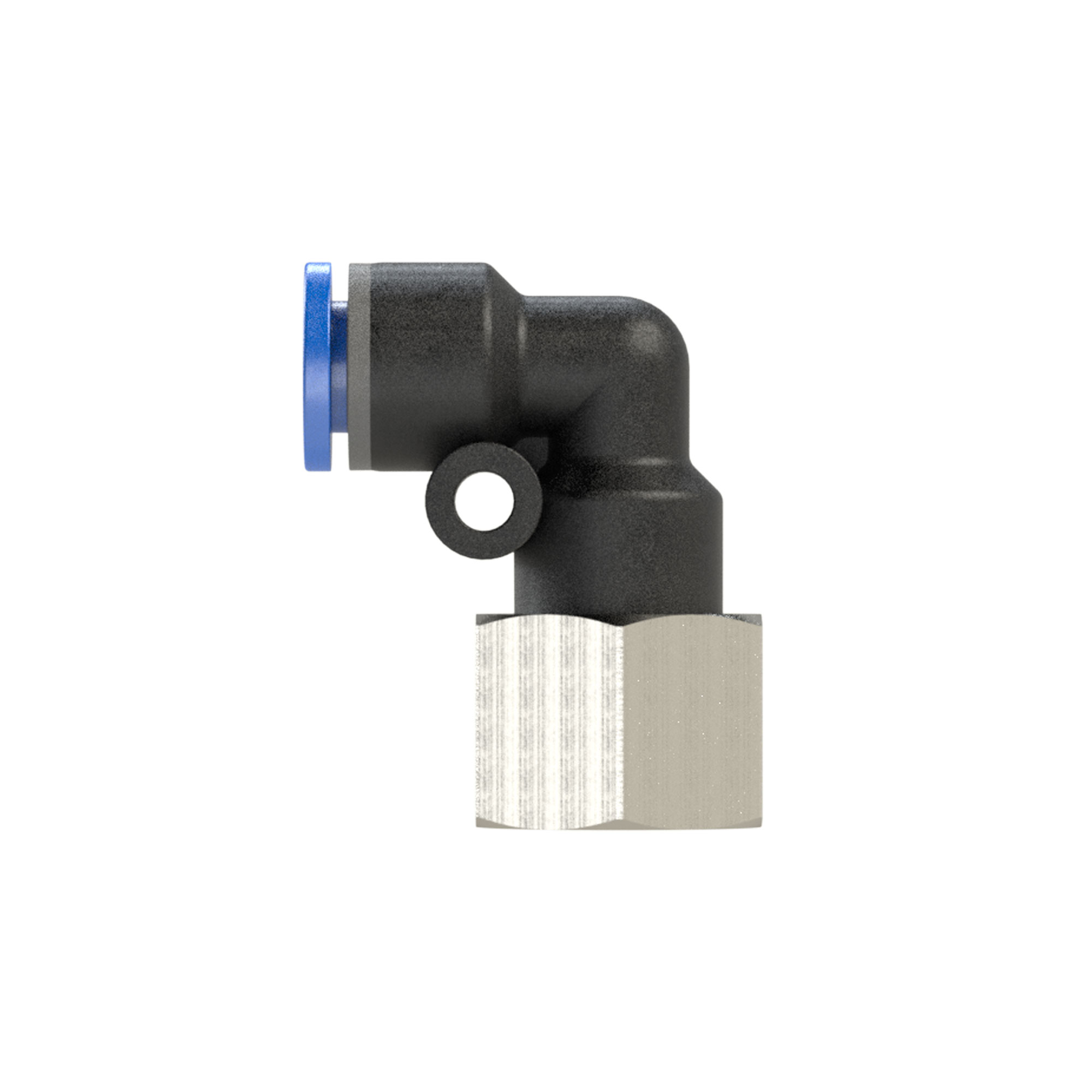 Push-in L-fitting »Blue Series«, rotating, G 1/2 i. - Riegler 109357