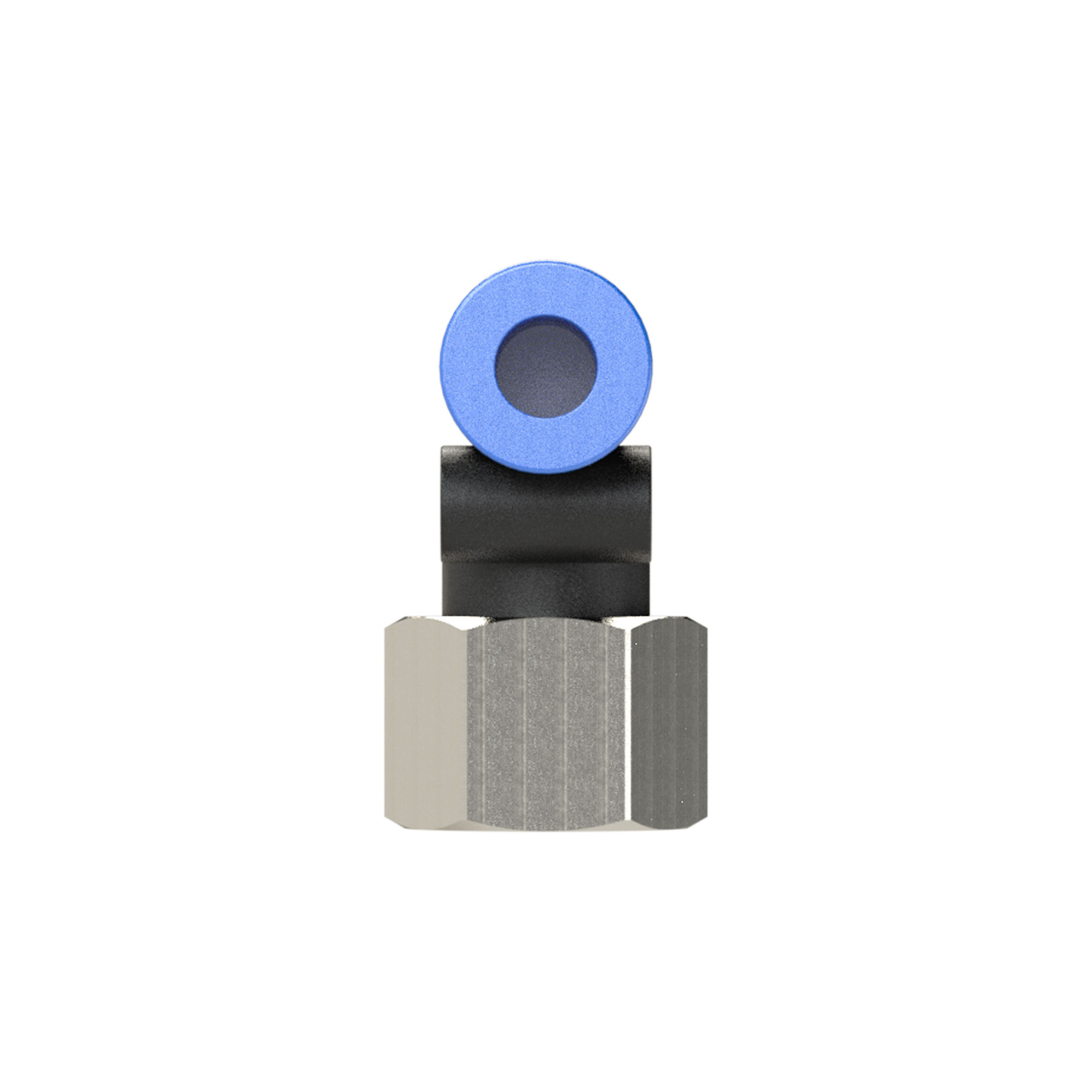 Push-in L-fitting »Blue Series«, rotating, G 1/2 i. - Riegler 109357